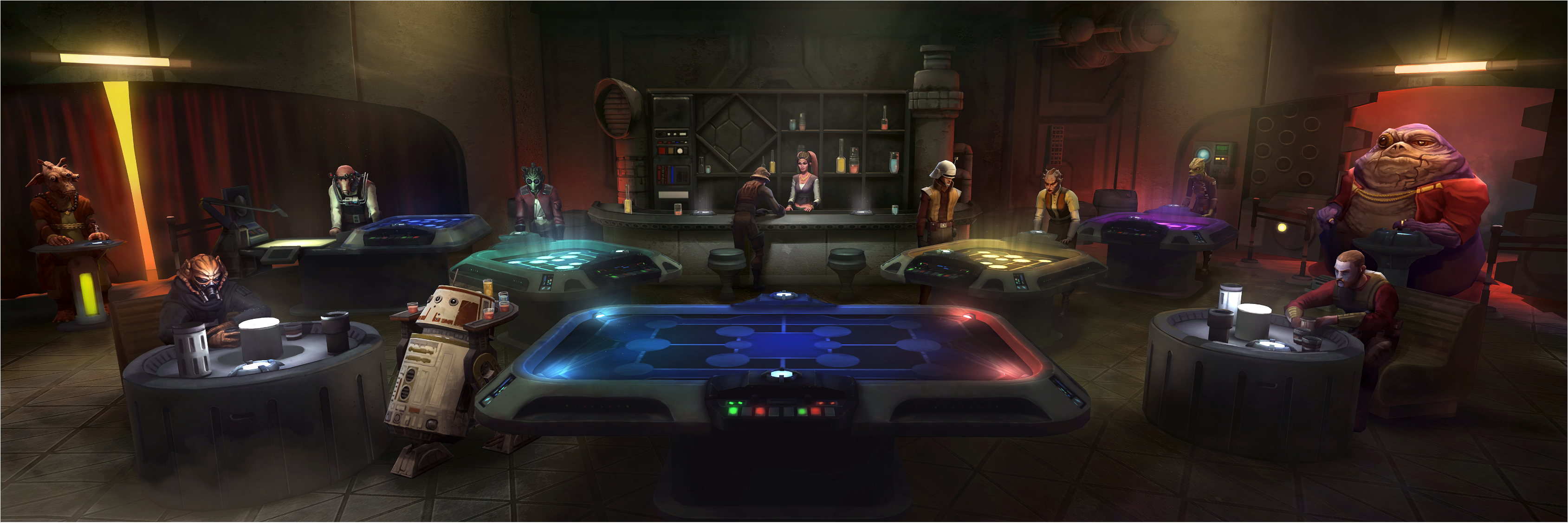 3380x1130 Direct link to the Cantina background used by the Devs on the trello Dev tracker site. Just in case someone wants it as background, Dual Screen