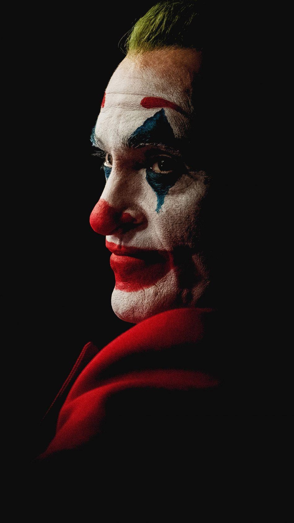 950x1690 Joaquin Phoenix Joker Black Background 4k Ultra HD 4k, Phone