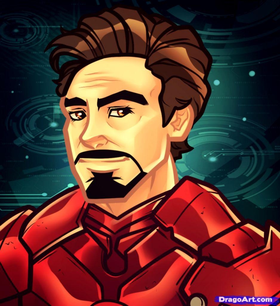 940x1030 Tony Stark Iron Man Cartoon Wallpaper, Phone