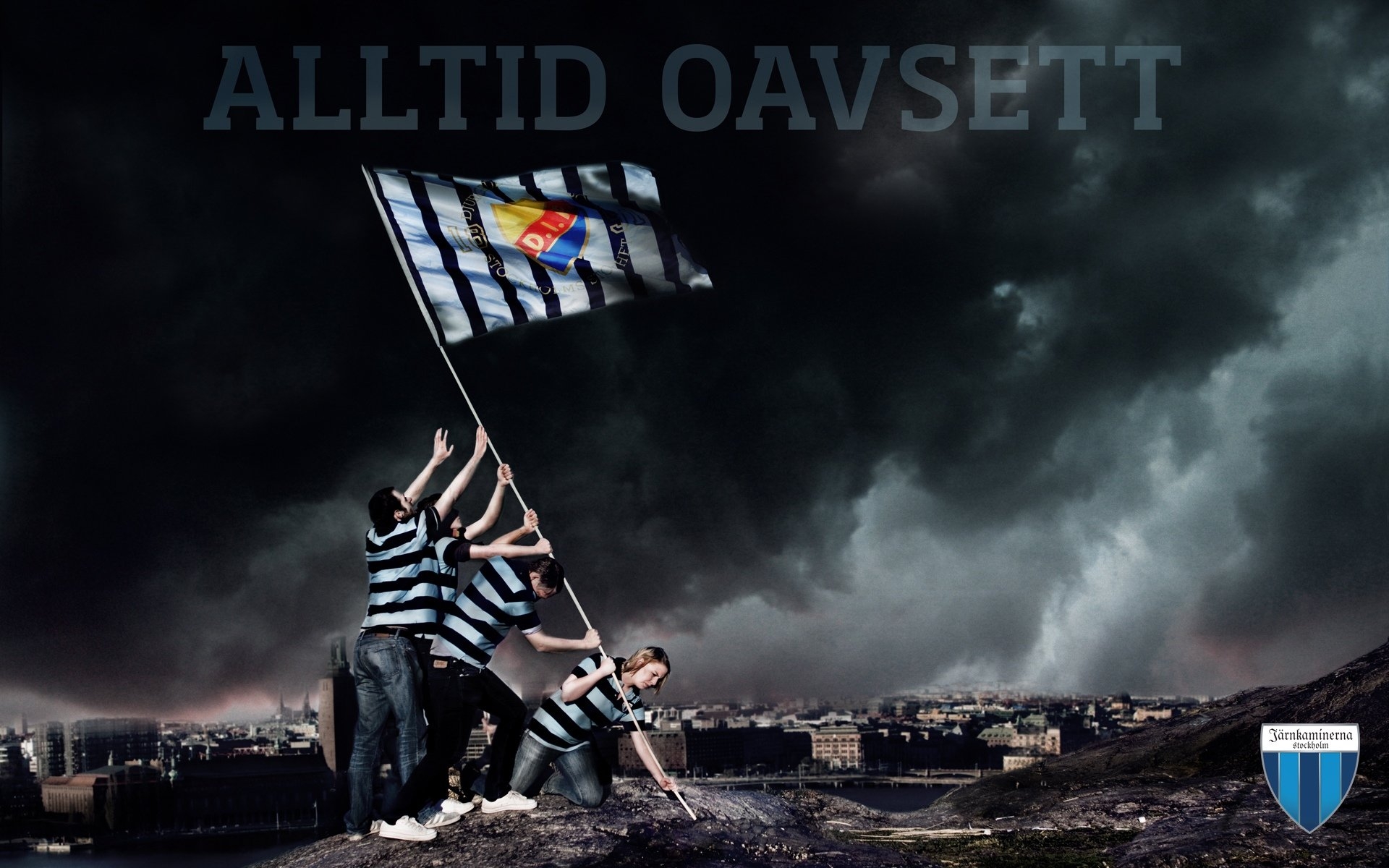 1920x1200 Djurgården Alltid Oavsett Logo, Desktop