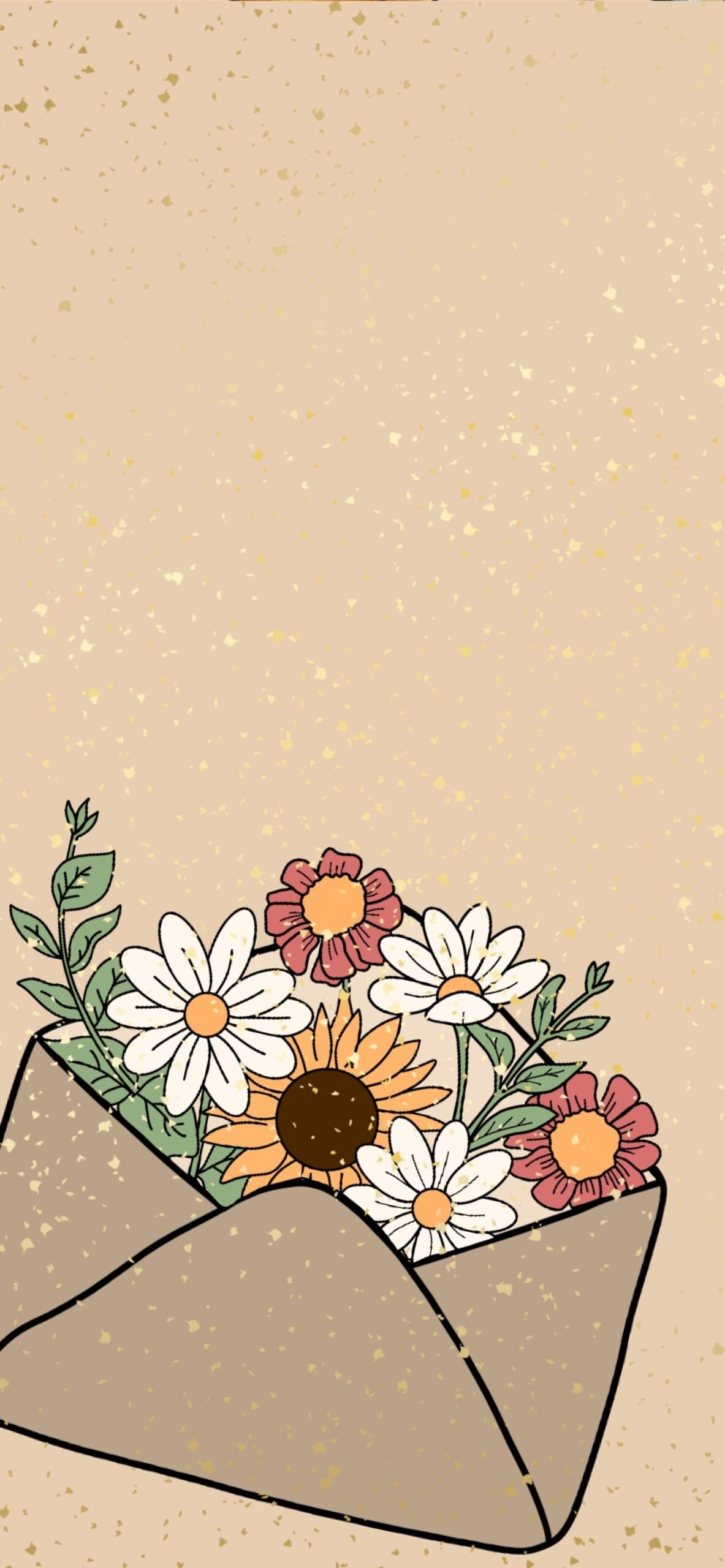 1190x2560 Beige Aesthetic Wallpaper, Phone