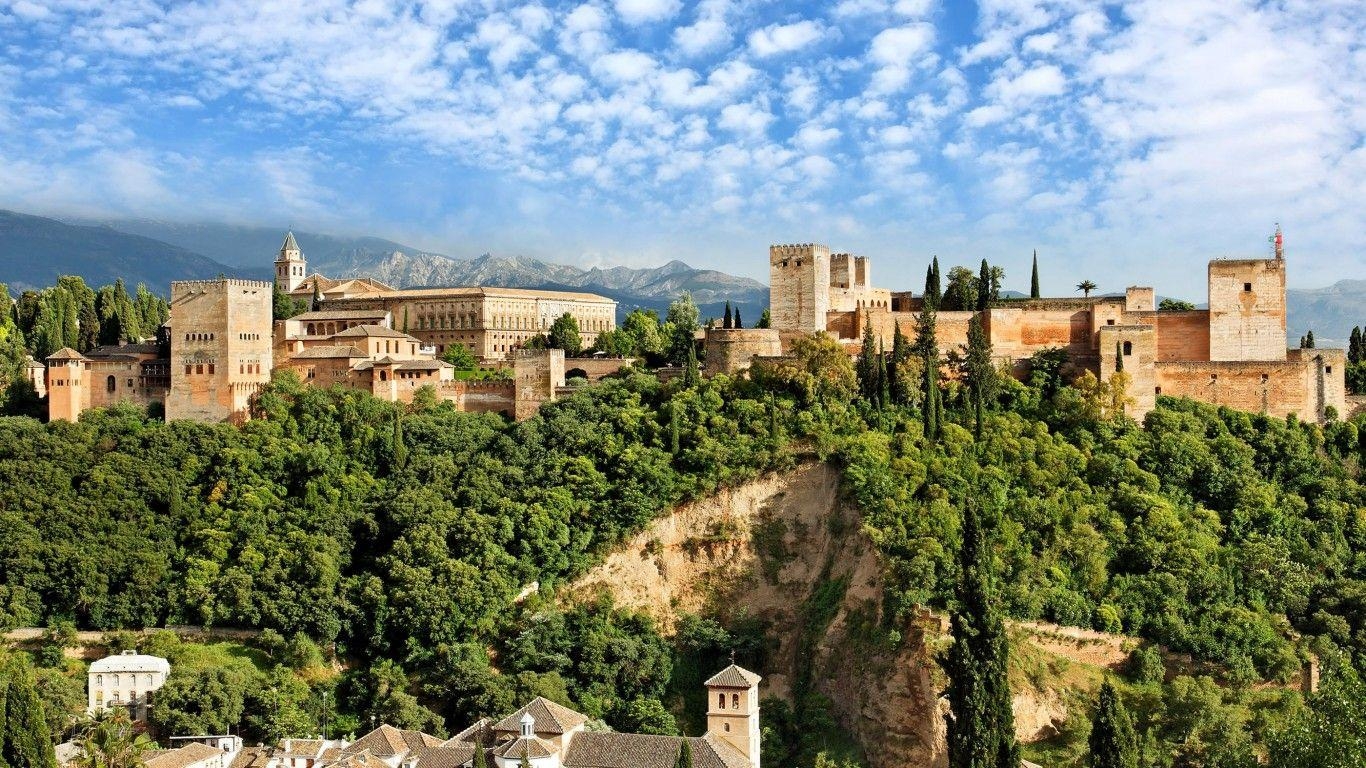 1370x770 Alhambra Wallpaper, Desktop