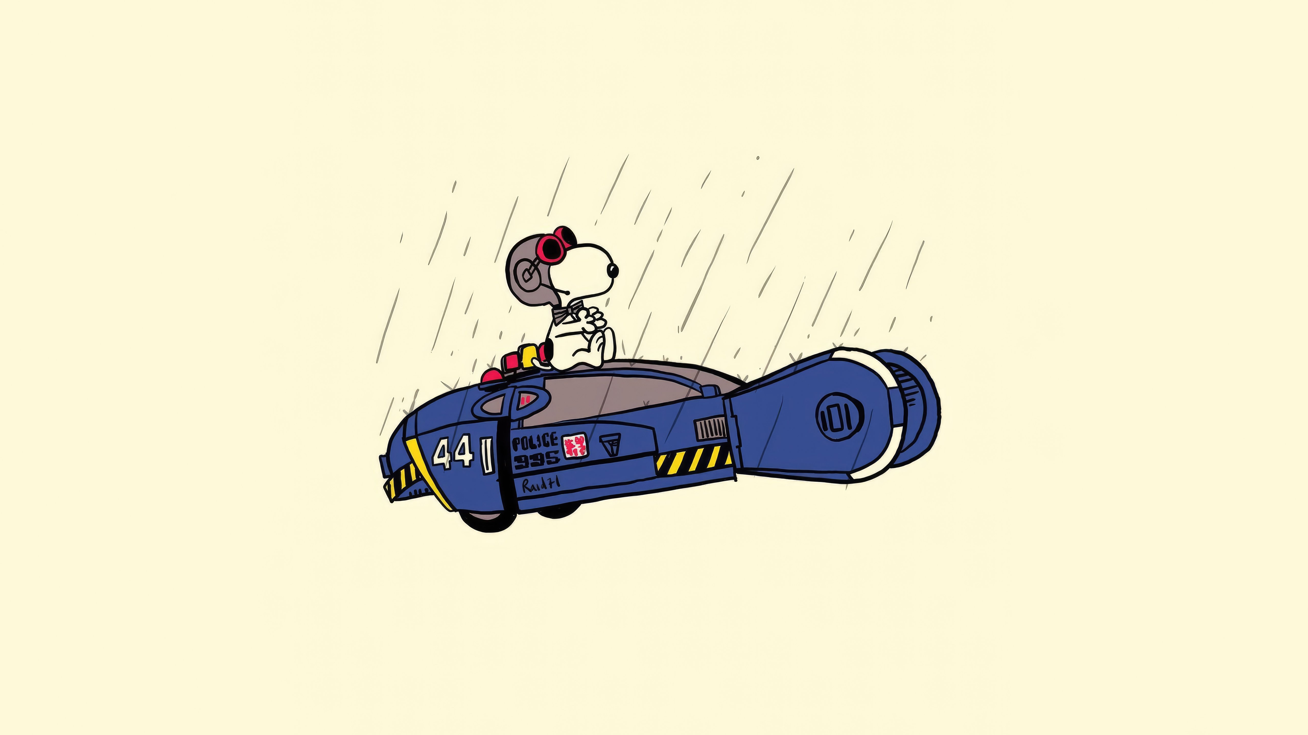 5120x2880 Snoopy X Blade Runner Minimal, Desktop