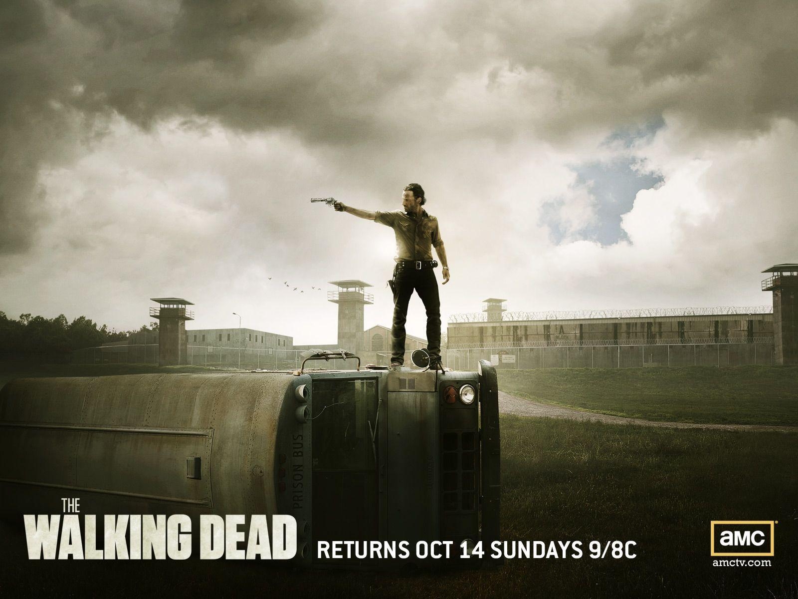 1600x1200 Rick Grimes Walking Dead Prison Wallpaper. The Walking Dead, Desktop