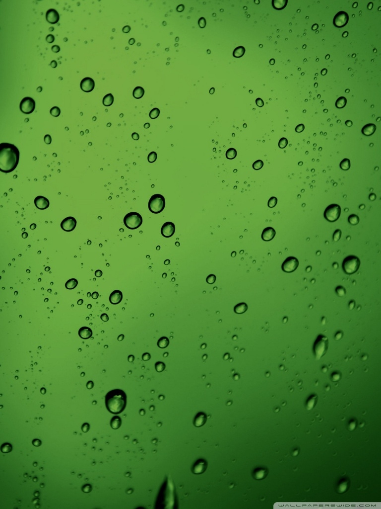 770x1030 Green Water Drops Ultra HD Desktop Background Wallpaper for 4K UHD TV, Multi Display, Dual Monitor, Tablet, Phone