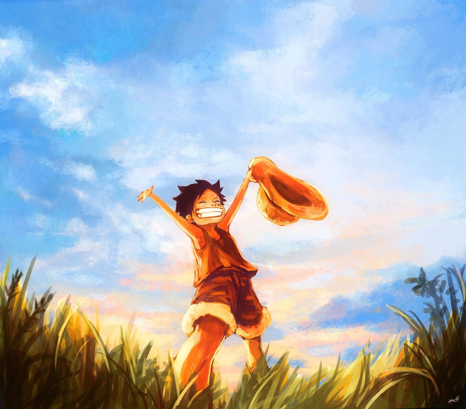 1630x1440 Kid Luffy Wallpaper Free Kid Luffy Background, Desktop