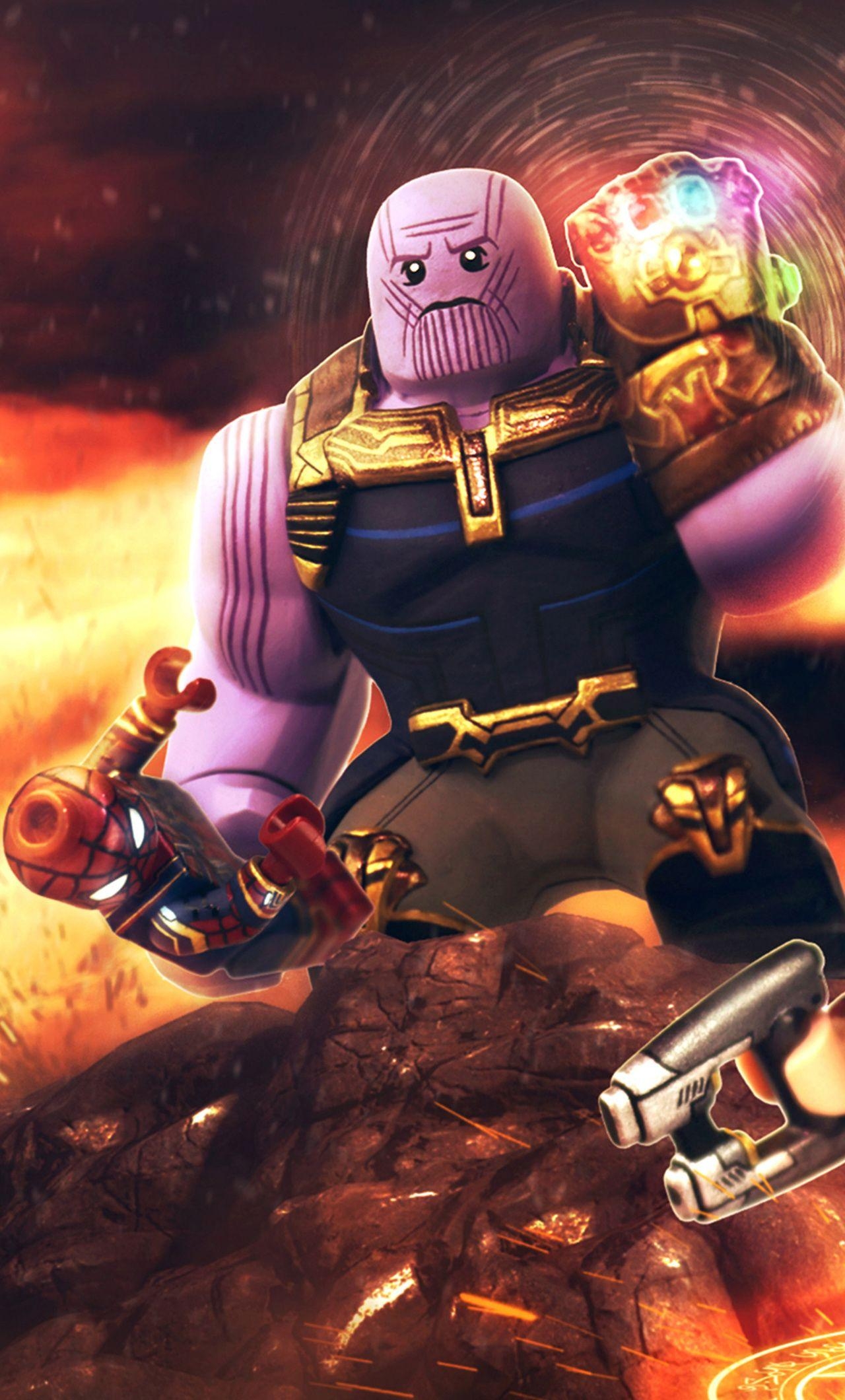 1280x2120 LEGO Thanos iPhone Wallpaper Free LEGO Thanos iPhone, Phone