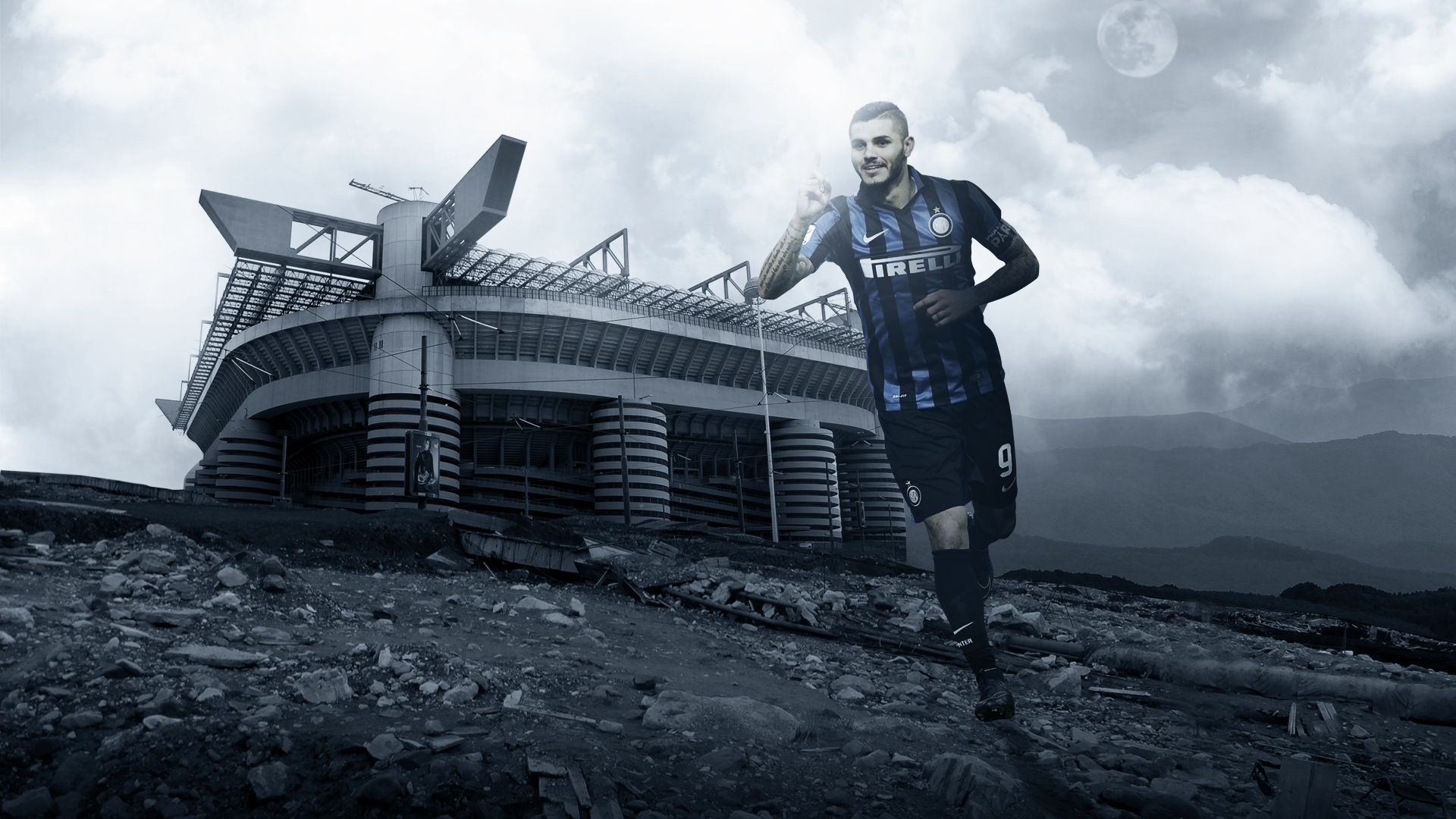 1920x1080 HD desktop wallpaper: Sports, Soccer, Inter Milan, Mauro Icardi download free picture, Desktop