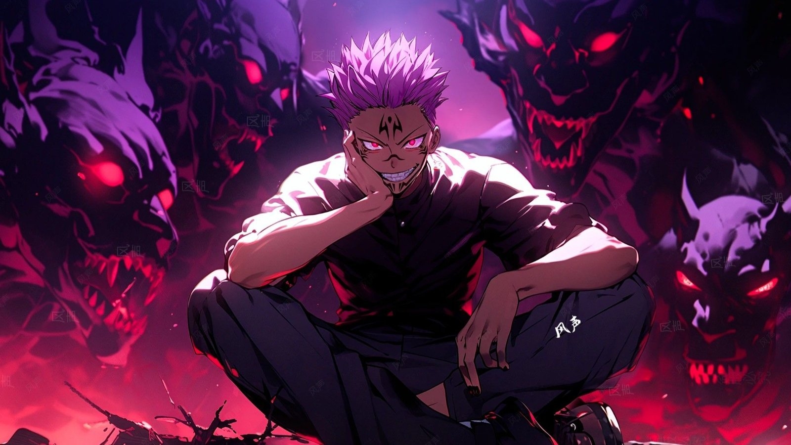 1600x900 Sukuna Desktop Wallpaper, Desktop