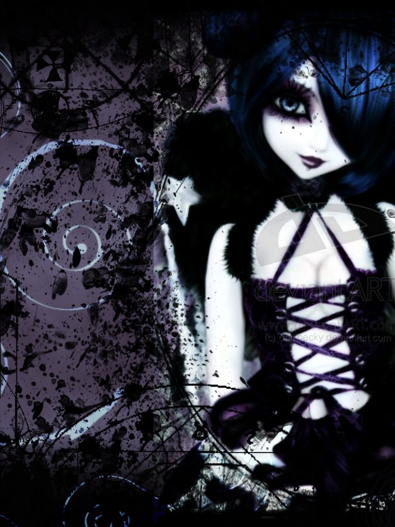 770x1030 Free download Anime Gothic Girl 1 wallpaper from Gothic Girls wallpaper [1316x1060] for your Desktop, Mobile & Tablet. Explore Emo Gothic Anime Wallpaper. Black Gothic Wallpaper, HD 3D Gothic, Phone