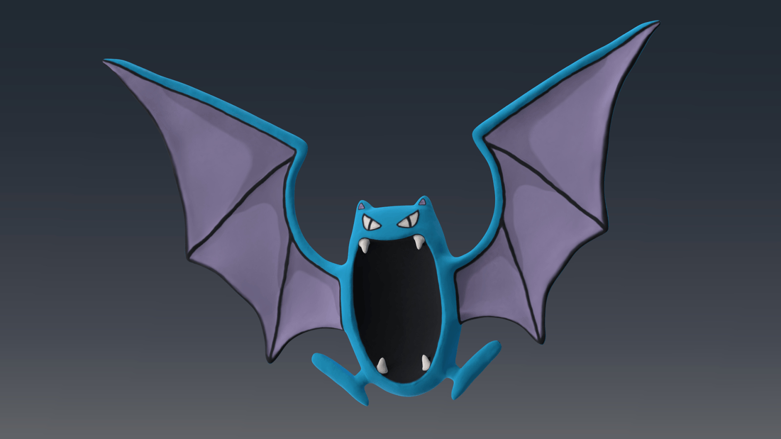 1600x900 Pokemon 04: Golbat, Desktop