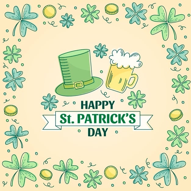 630x630 St Patrick's Day aesthetic wallpaper, Phone