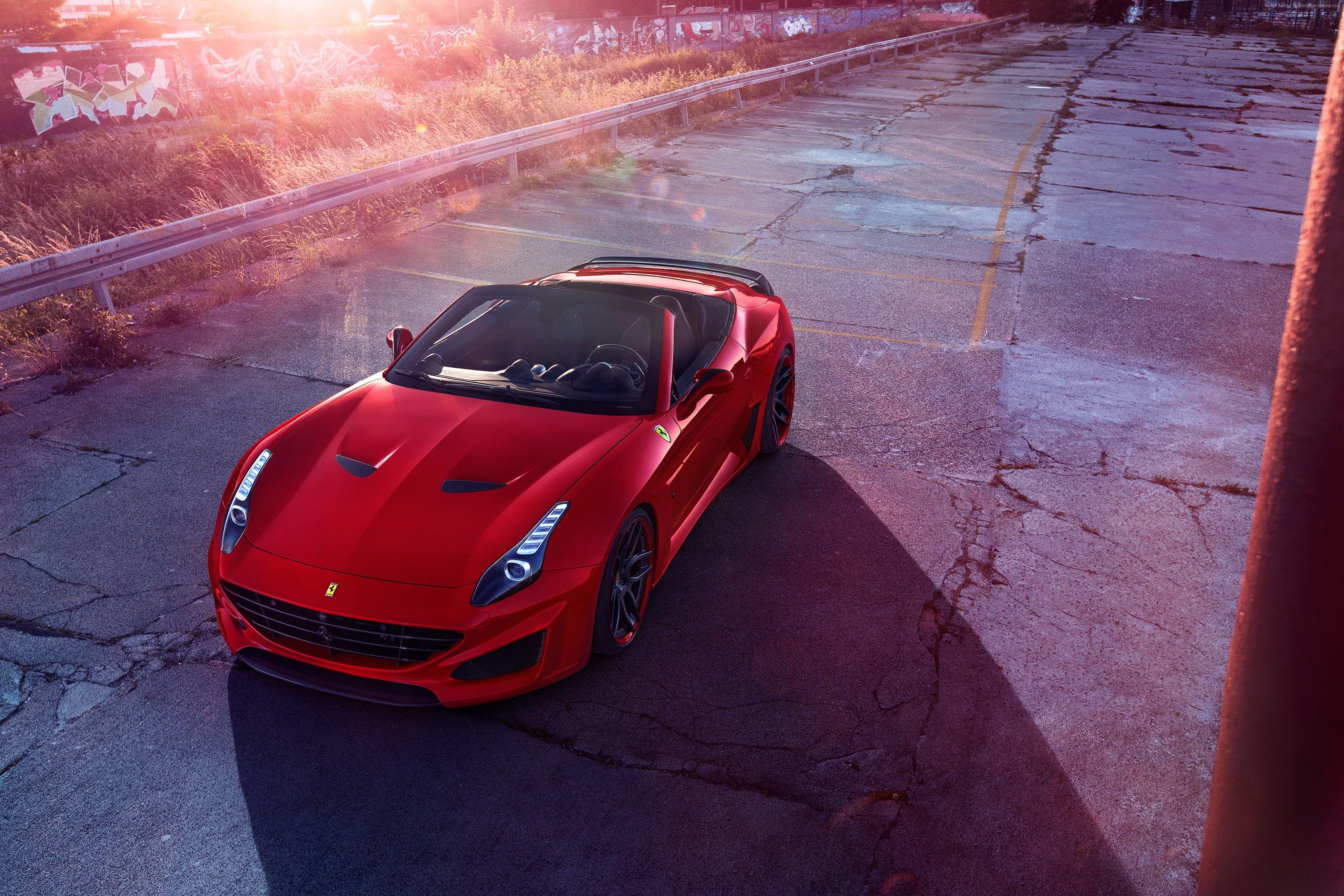 4100x2740 Wallpaper Ferrari California T N Largo, Novitec Rosso, Red, Supercar, Desktop