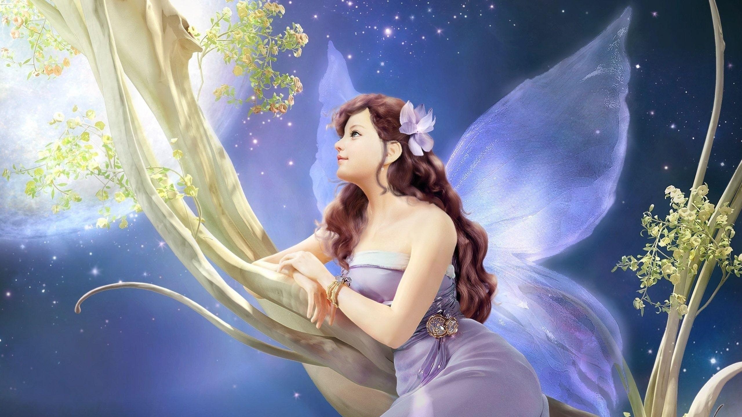 2560x1440 Beautiful Fairies Wallpaper, Desktop