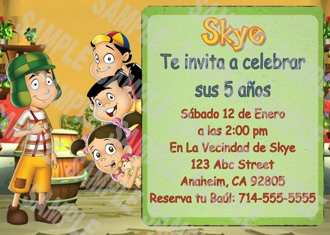 1050x750 El Chavo del Ocho 8 animado Invitación, Desktop