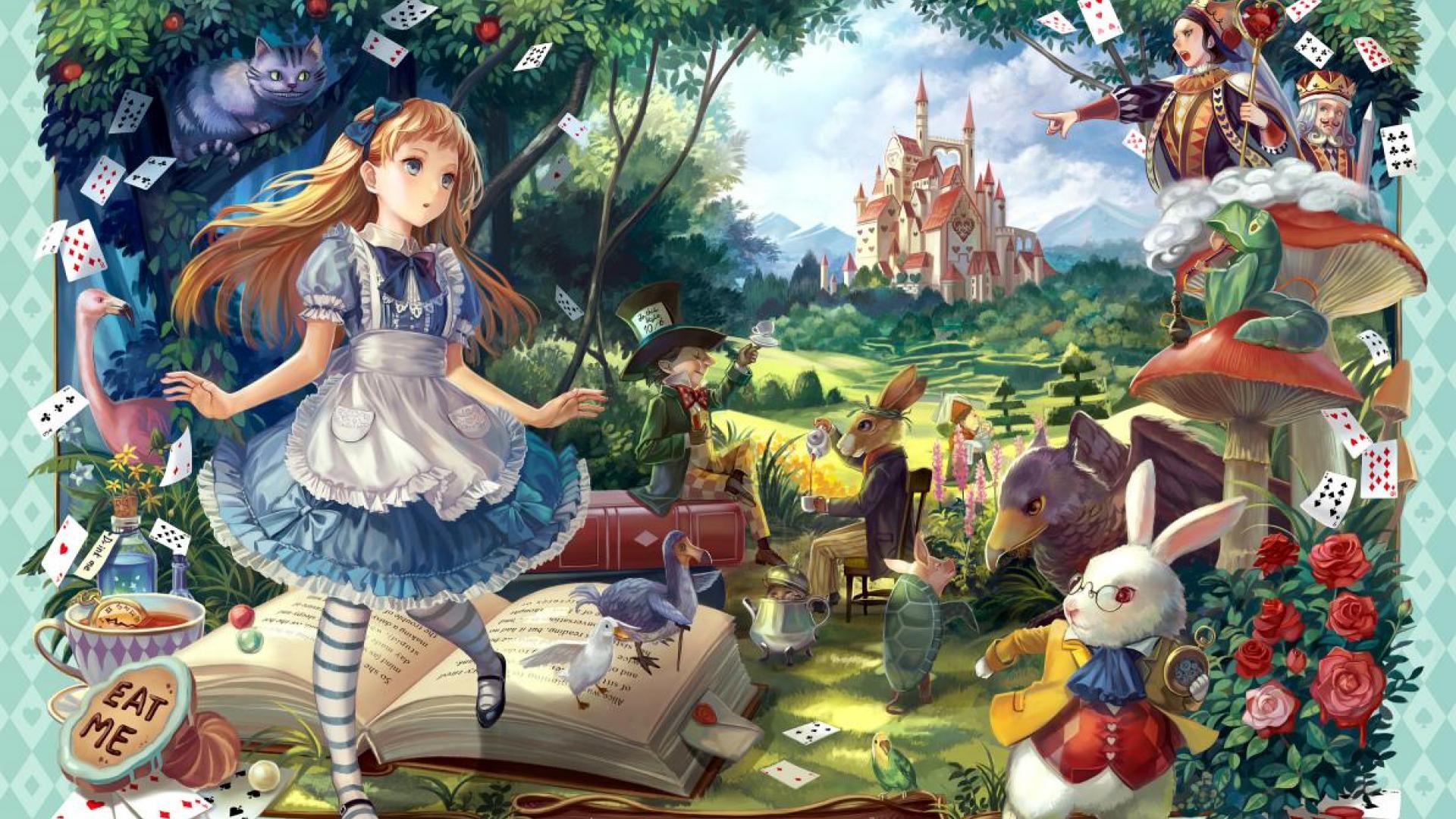 1920x1080 Alice In Wonderland Computer HD Wallpaper, Desktop