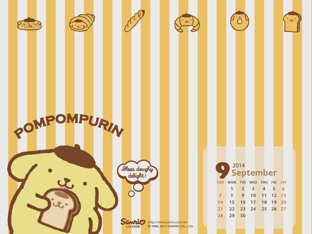 1030x770 I love Kawaii: Pompompurin Septem 2014 Wallpaper, Desktop