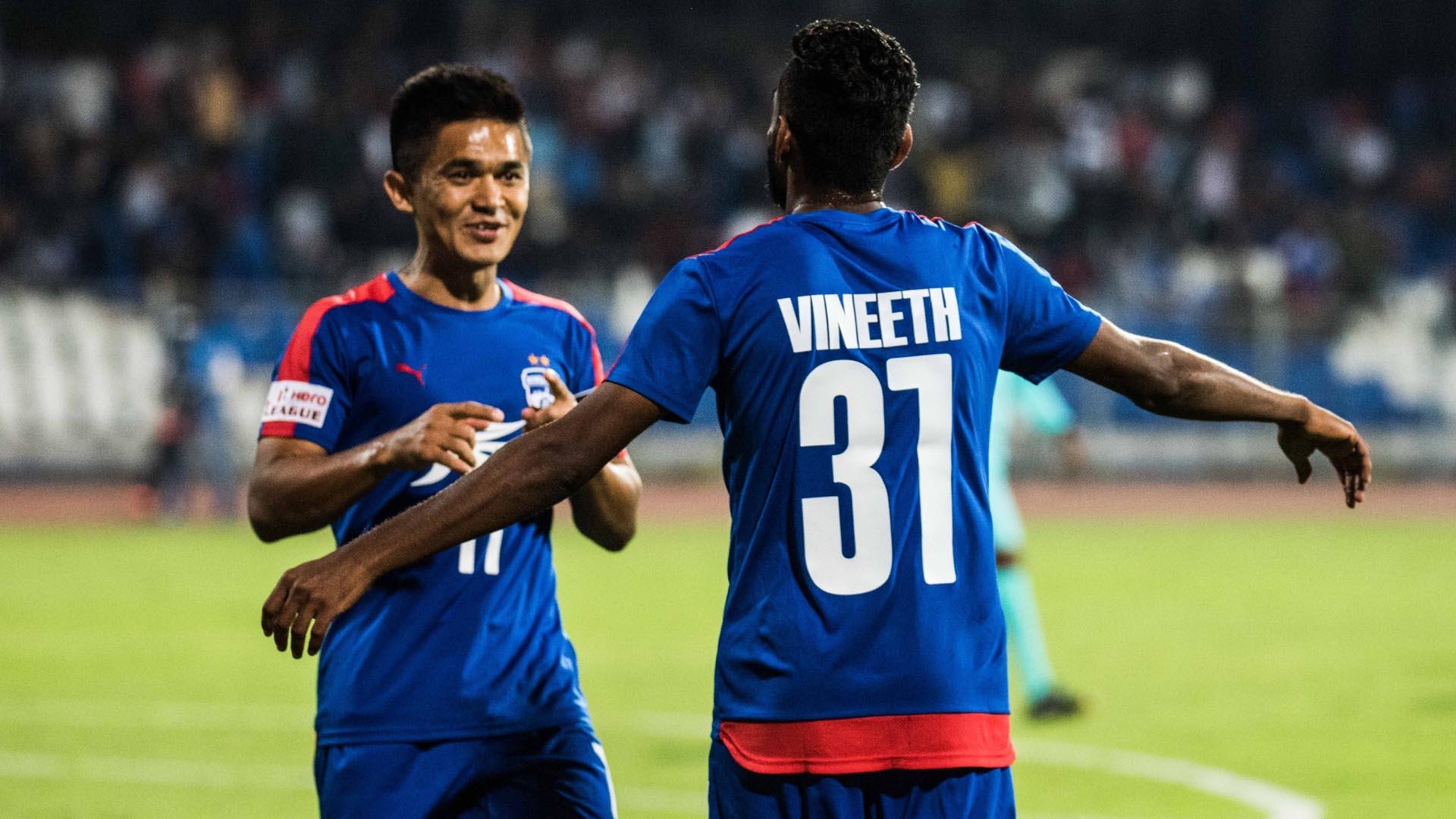 1920x1080 Sunil Chhetri Ck Vineeth Bengaluru Fc Mumbai Fc I League, Desktop