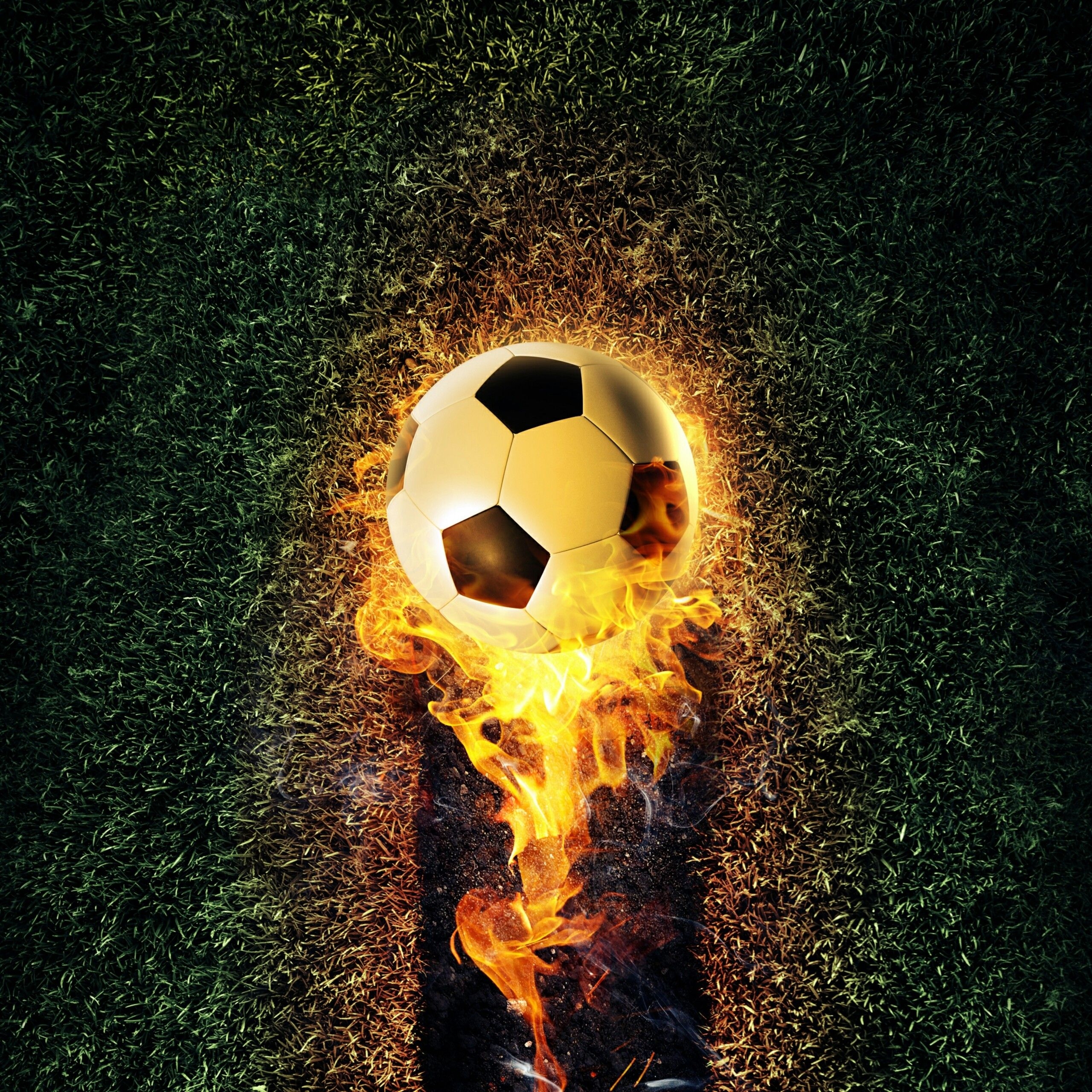 2560x2560 I Love Football Wallpaper, Phone