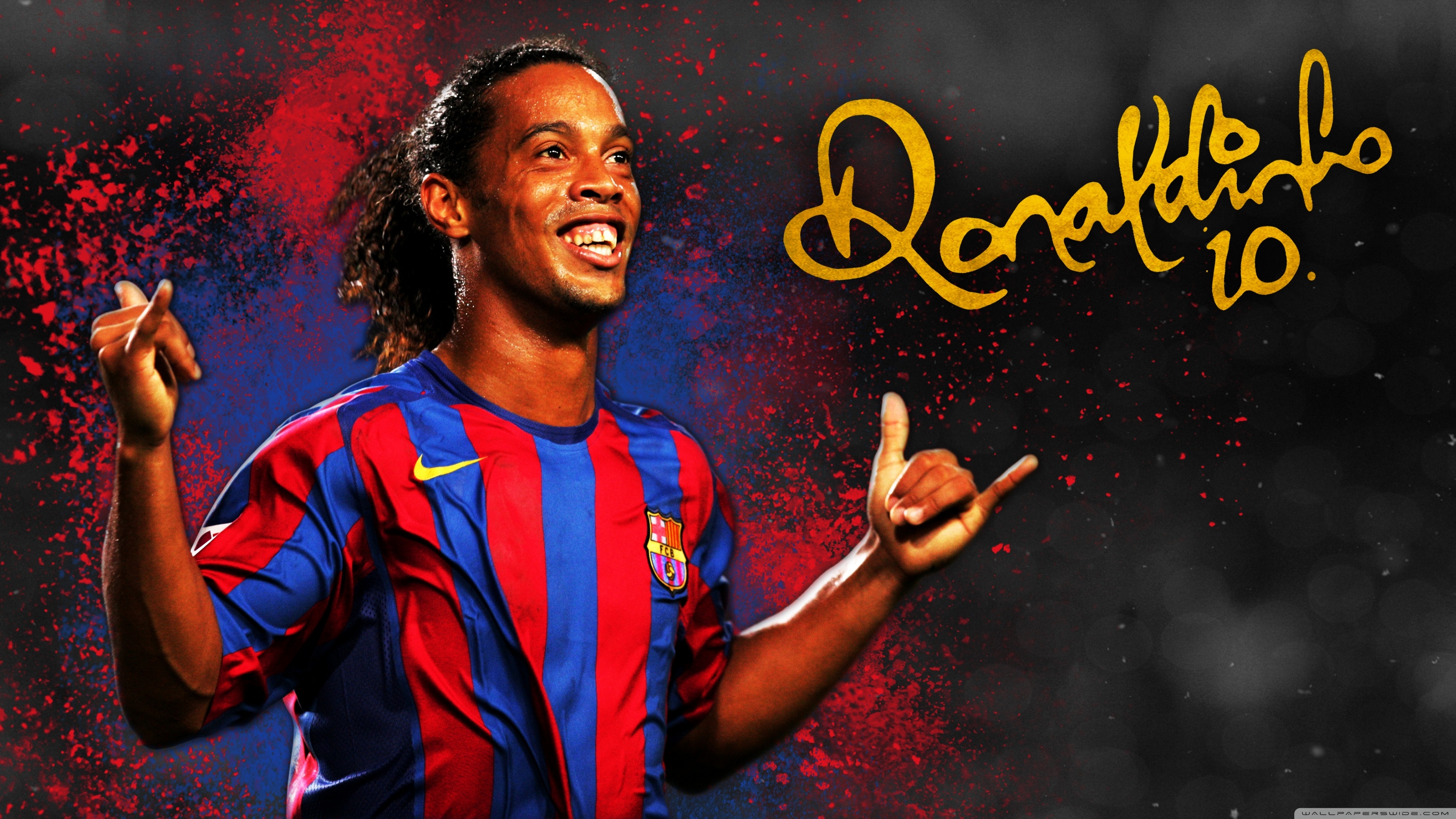 3560x2000 Ronaldinho Barcelona ❤ 4K HD Desktop Wallpaper for 4K Ultra HD TV, Desktop