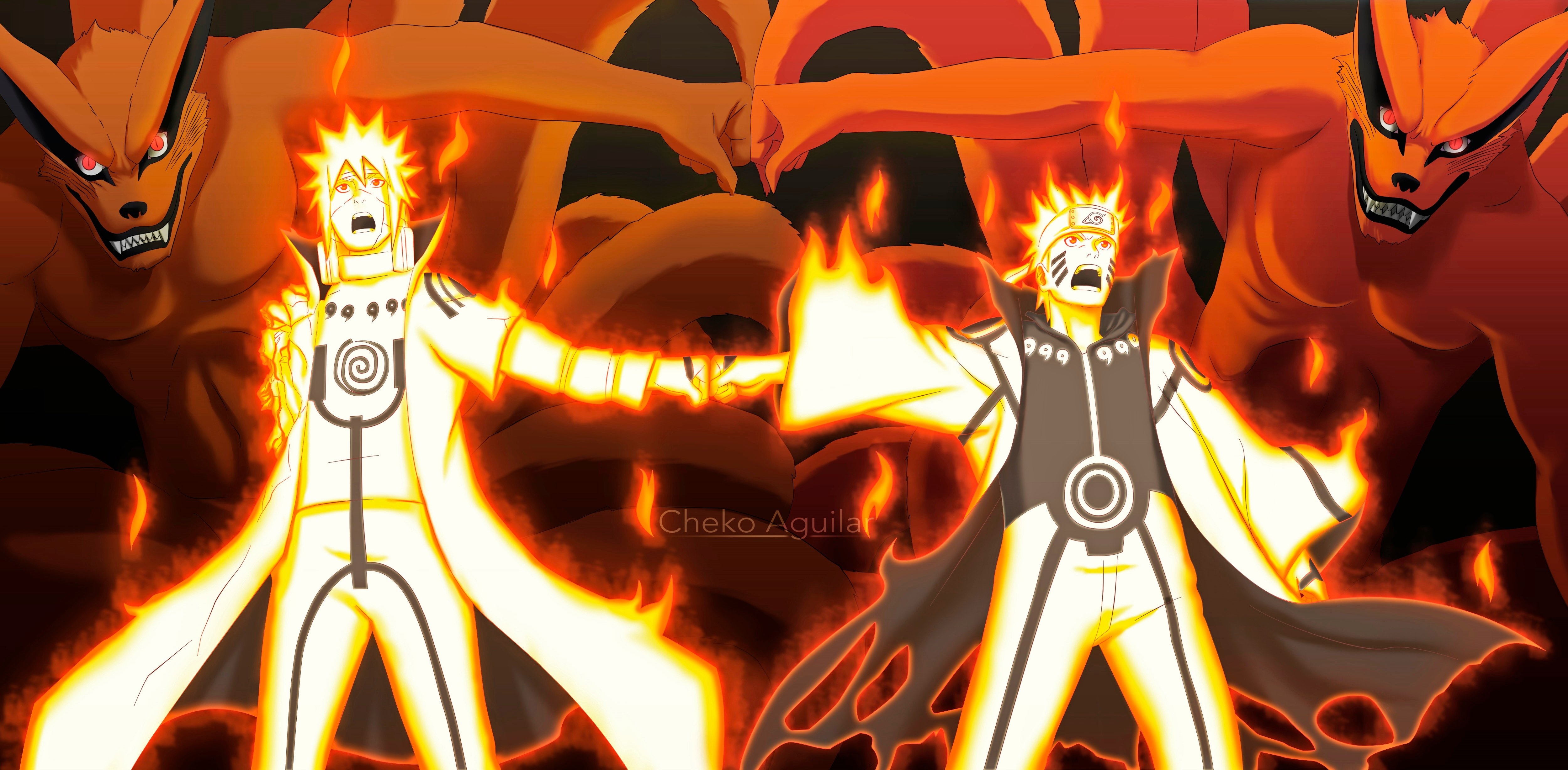 5000x2460 Naruto 4k Ultra HD Wallpaper. Background Imagex2456, Dual Screen