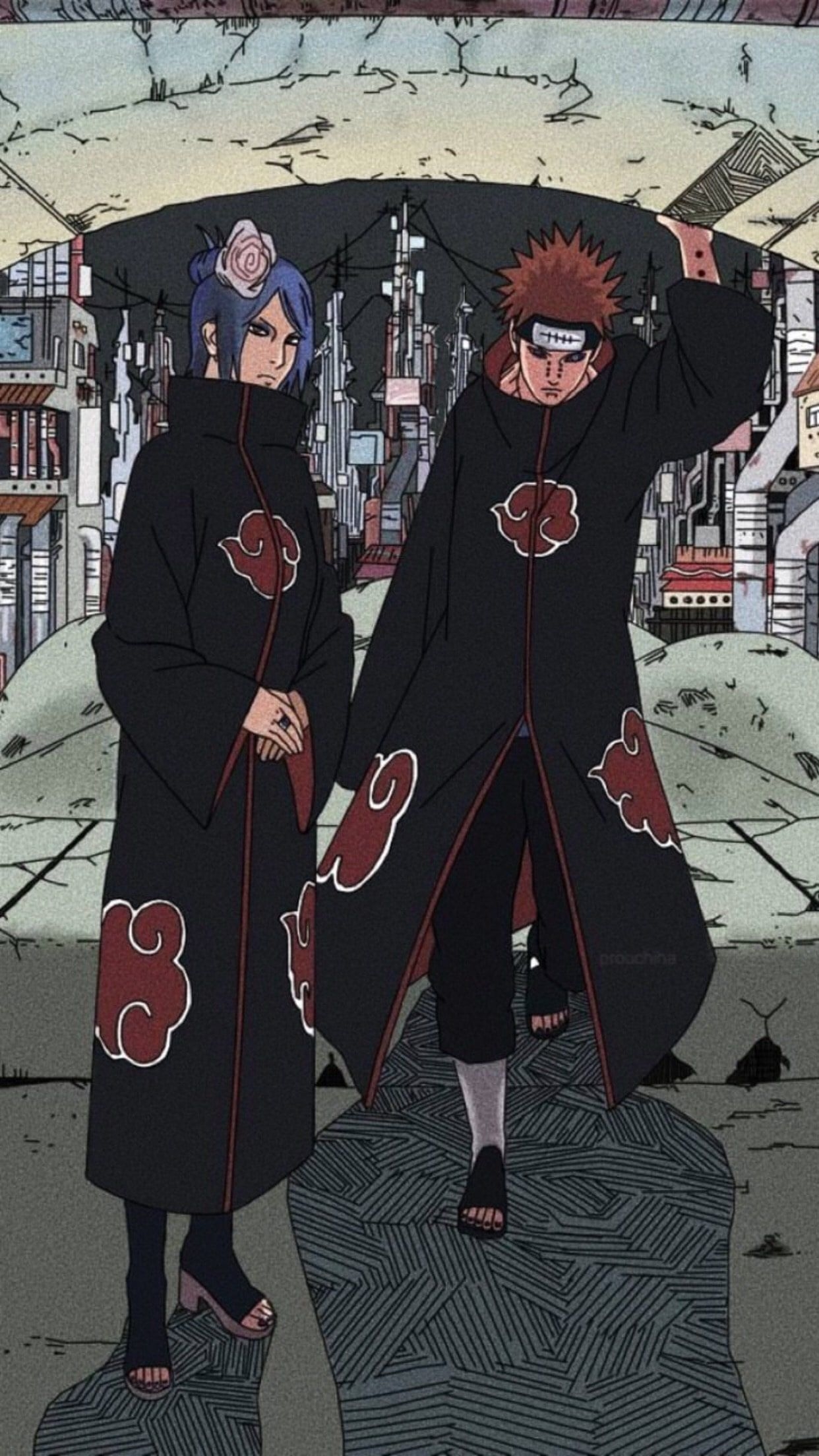 1250x2210 Akatsuki Naruto Wallpaper Free HD Wallpaper, Phone