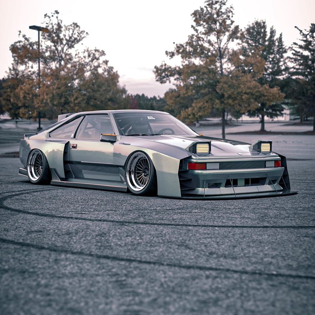 1080x1080 Classic Toyota Celica Supra Triple X Is a Widebody Rendering, Phone