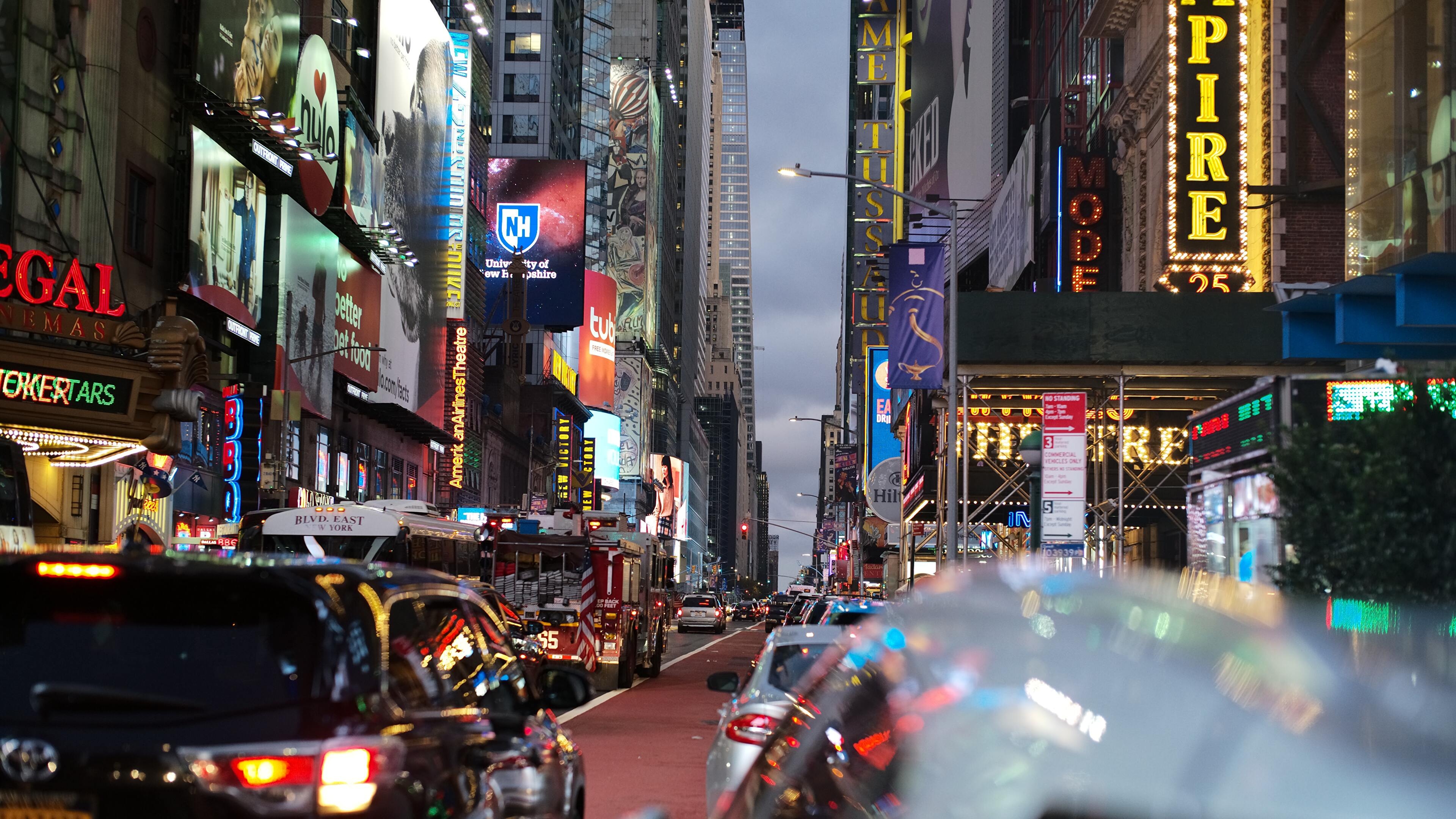 3840x2160 Times Square New York 4K wallpaper, Desktop