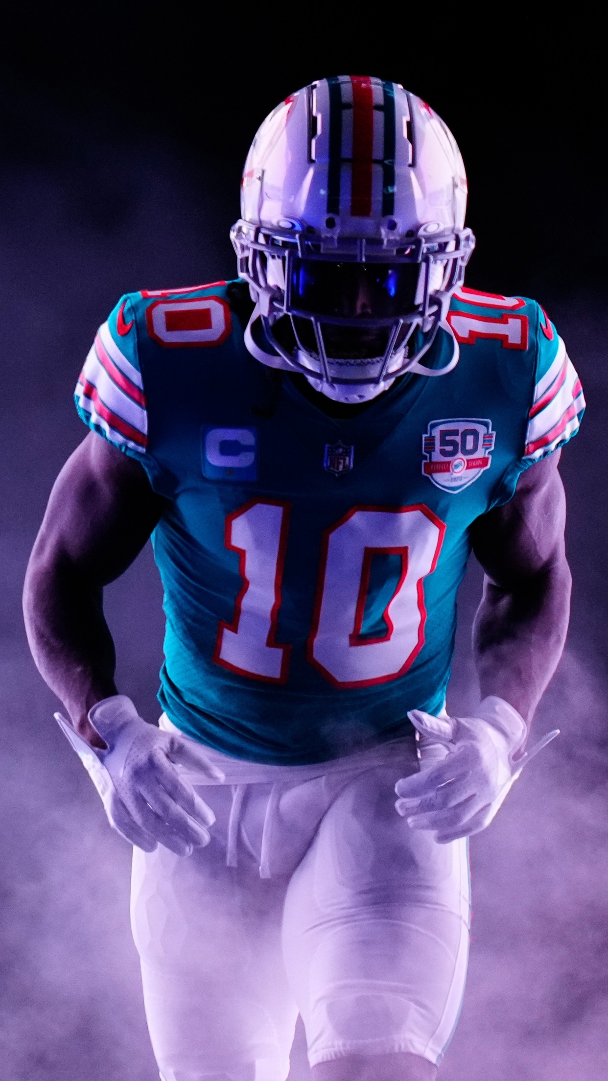 1250x2210 Tyreek Hill Wallpaper 4K, Miami Dolphins, Phone