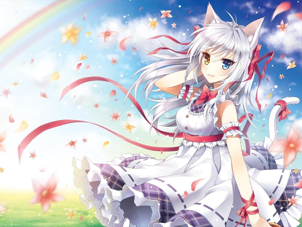 1280x960 Anime Cat Girl Wallpaper Free Anime Cat Girl Background, Desktop