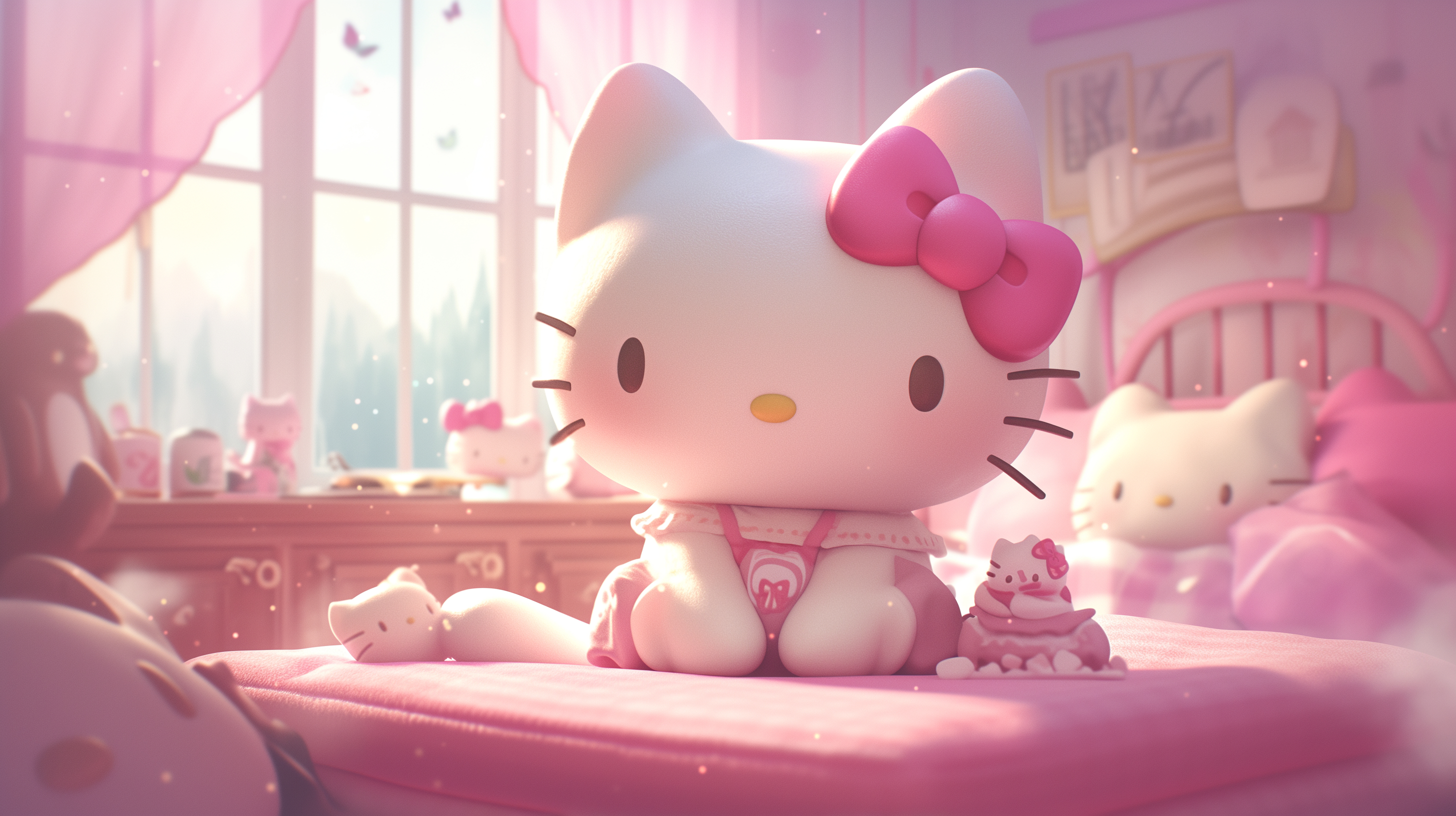 2920x1640 Hello Kitty Pink Aesthetic HD Wallpaper, Desktop