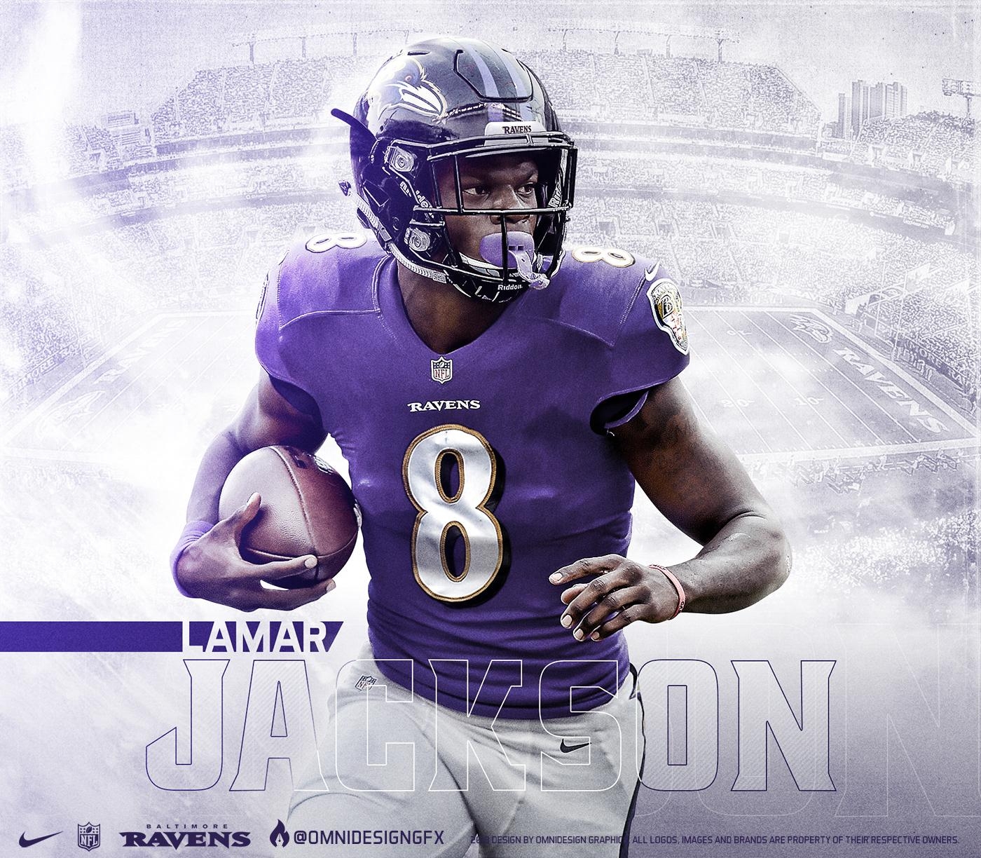 1400x1230 Lamar Jackson Baltimore Ravens Jersey Swap, Desktop