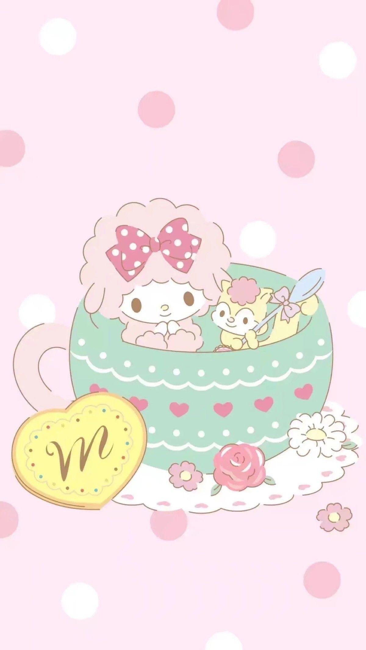 1200x2140 Sanrio Pom Pom Purin and Macaron Wallpaper, Phone