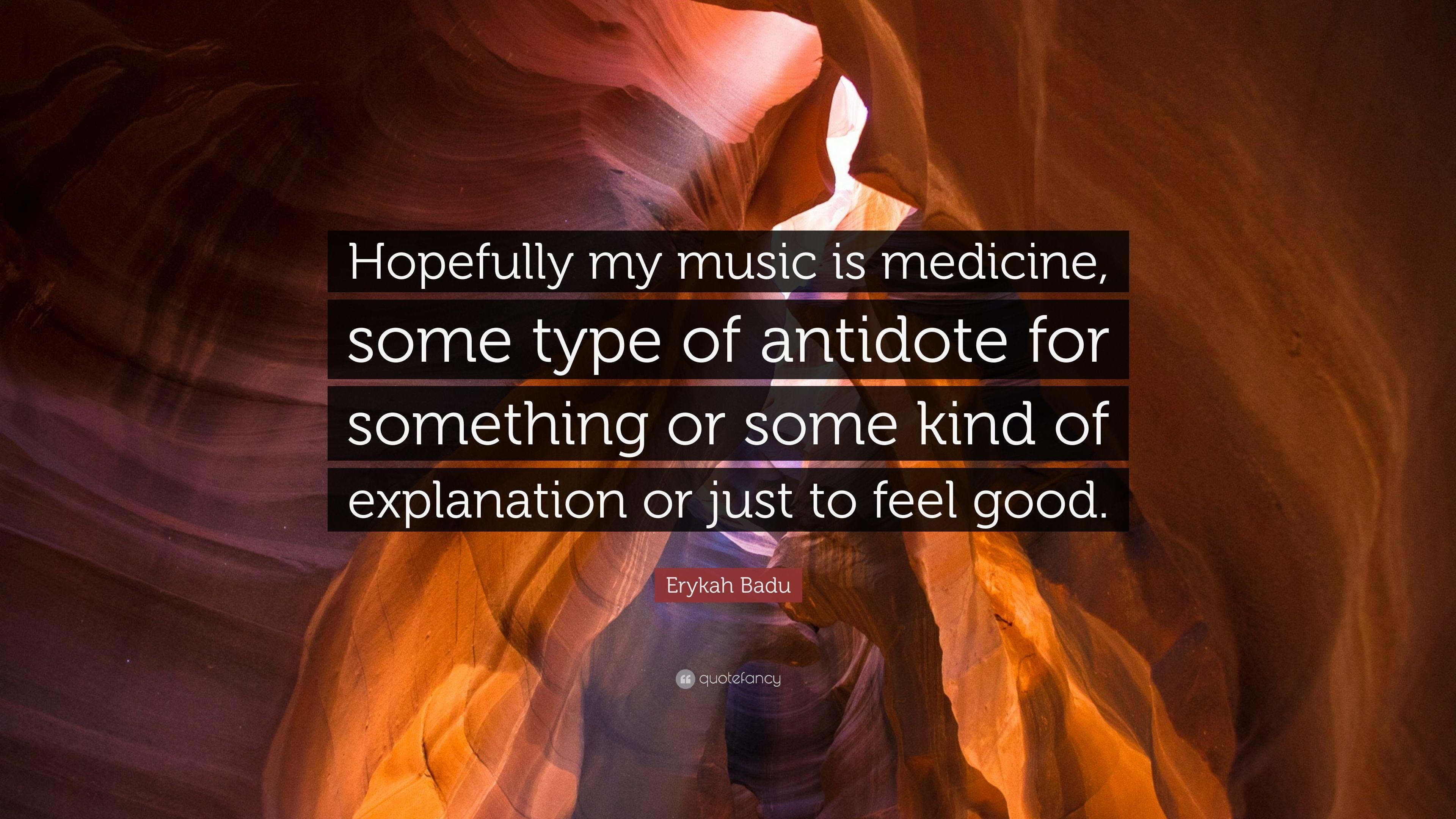 3840x2160 Erykah Badu Quote: “Hopefully my music is medicine, some type, Desktop