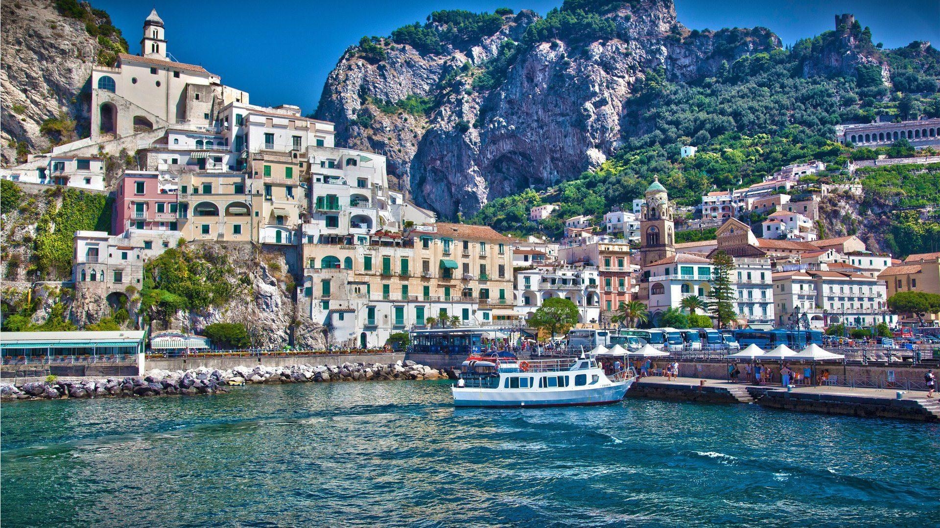 1920x1080 Amalfi Salerno Italy. Full HD Desktop Wallpaper 1080P, Desktop