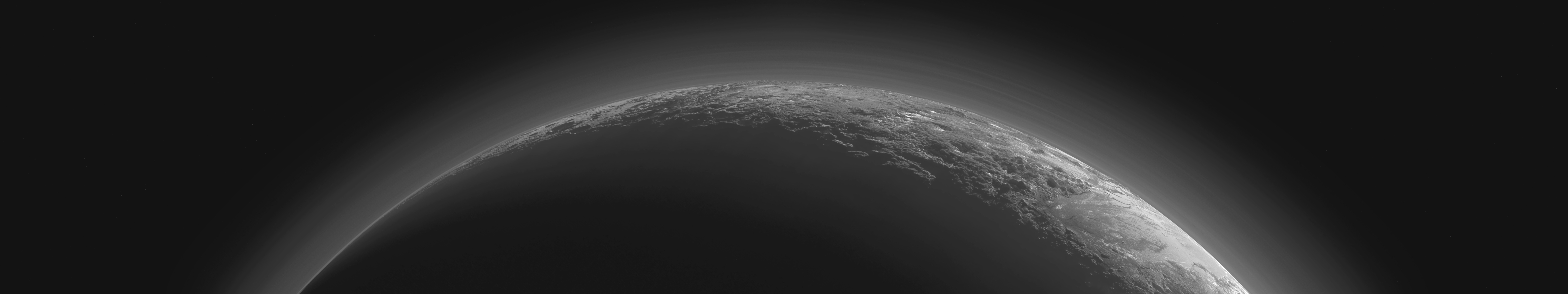 7680x1440 Earth & Pluto Wallpaper [], Dual Screen