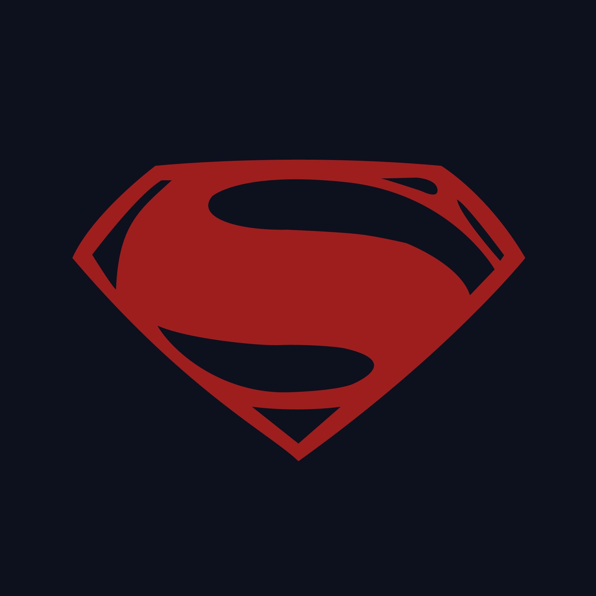 2000x2000 Superman logo minamalist. Superman, Superman logo, Dc comics characters, Phone