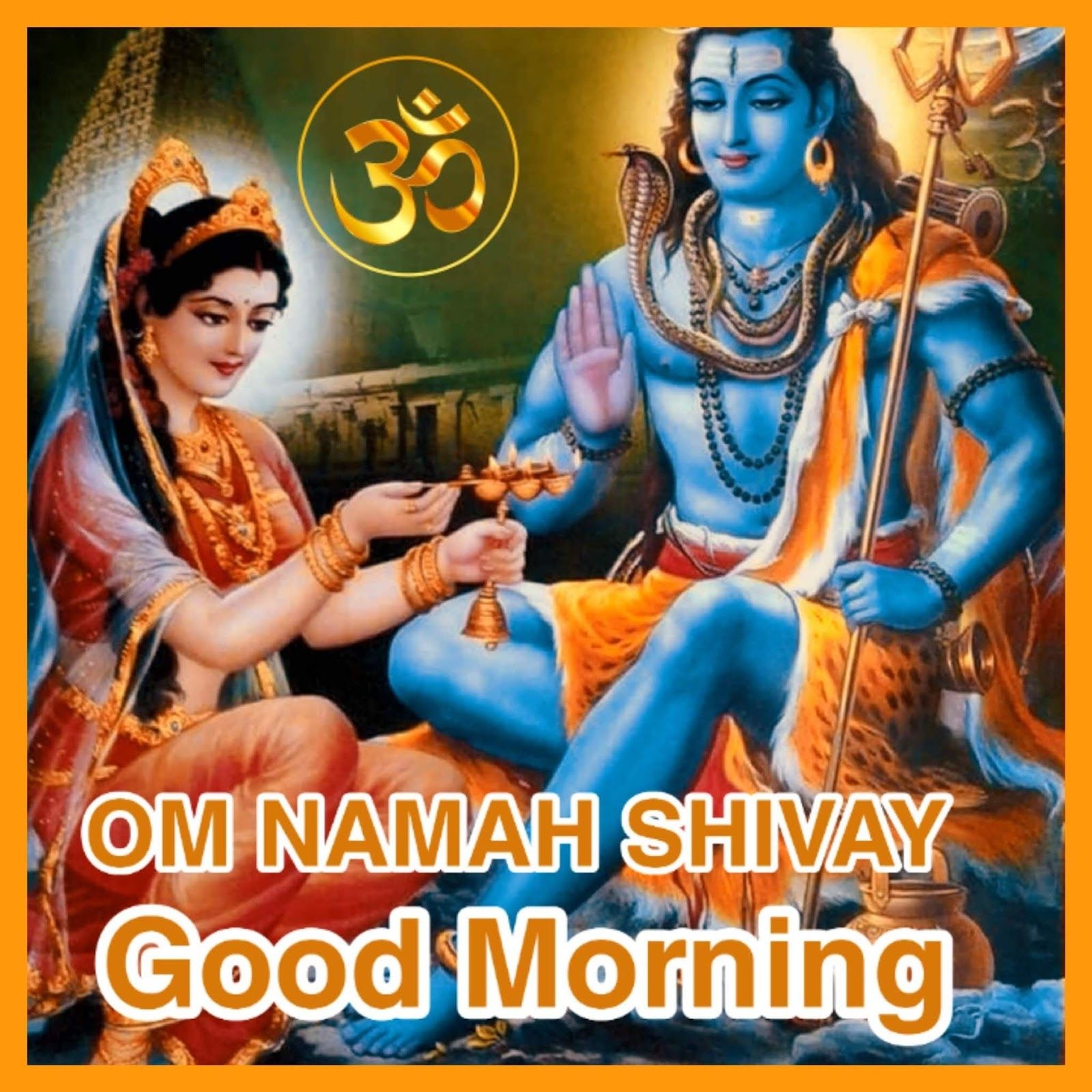 1600x1600 Good morning lord shiva image with shubh somvar picture wallpaper download wishes image, Phone