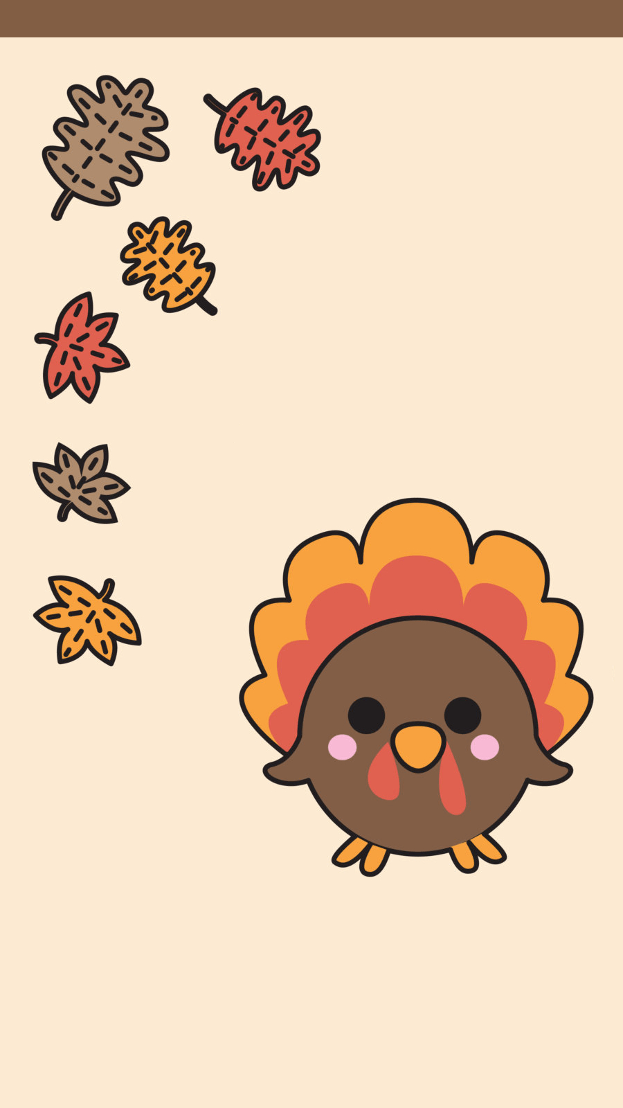 900x1600 Kawaii Thanksgiving Wallpaper Free Kawaii, Phone