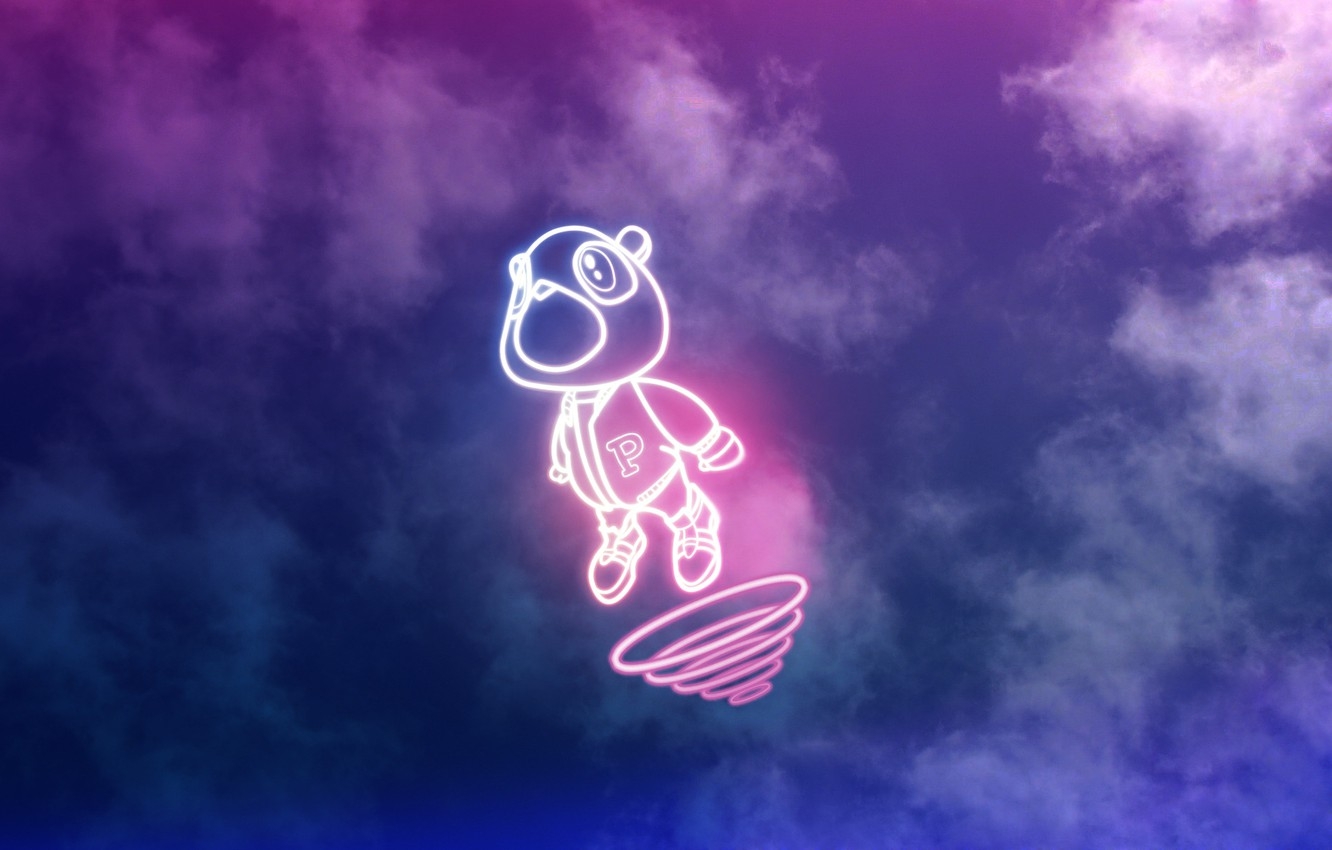 1340x850 Wallpaper bear, bear, Kanye West, Graduation, Kanye West image for desktop, section стиль, Desktop