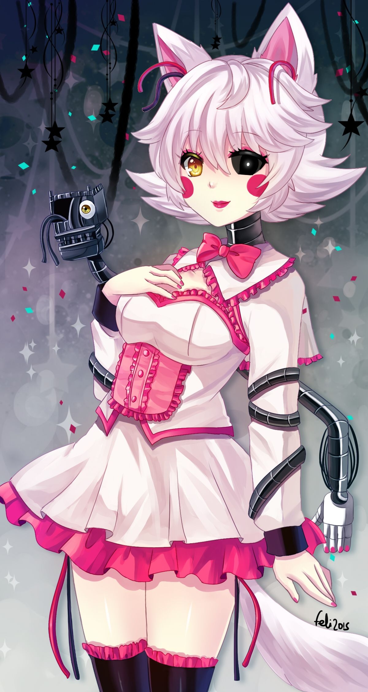 1200x2260 Mangle Nights at Freddy's Wallpaper, Phone