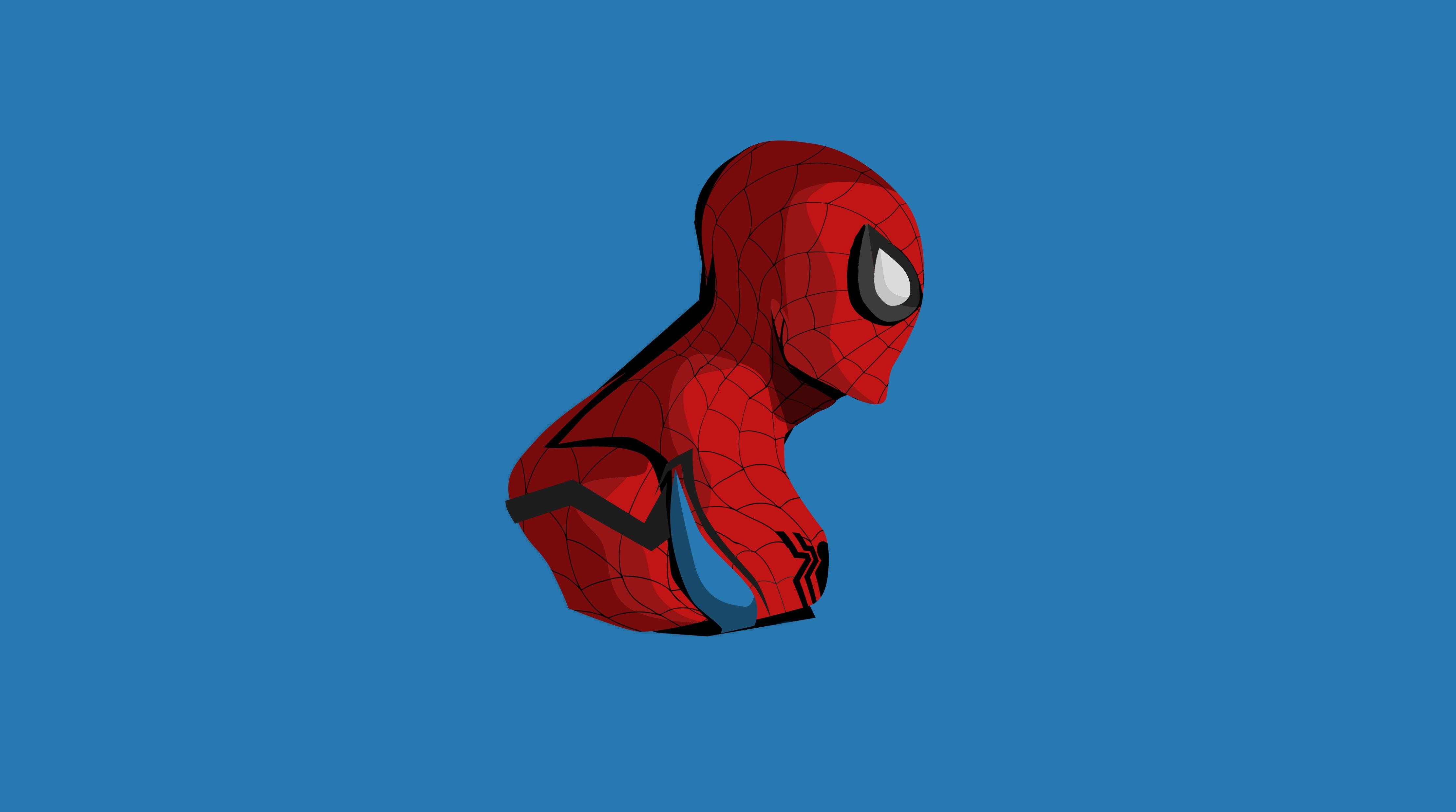 4450x2480 Minimalist Spiderman Anime Wallpaper, Desktop