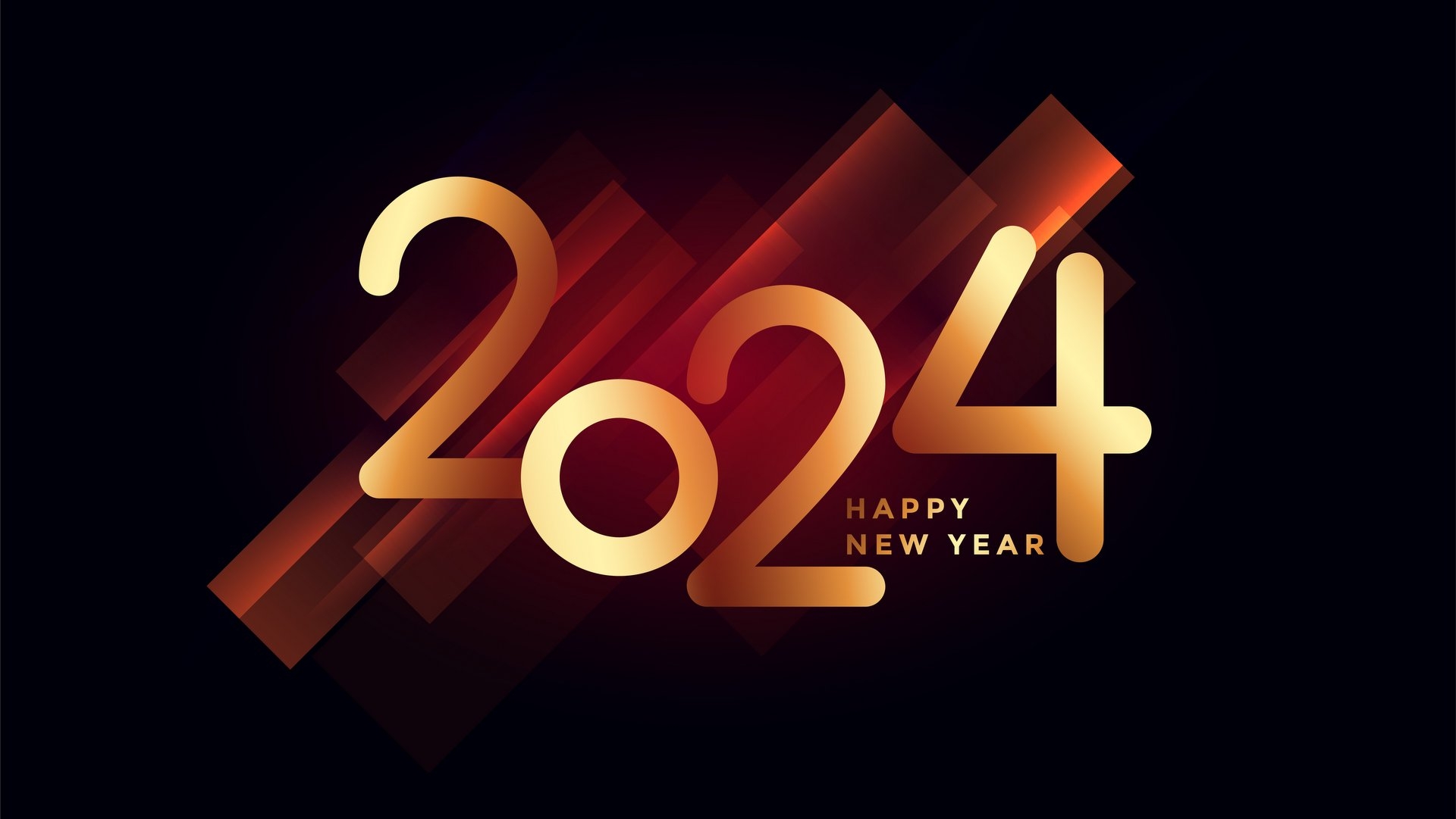 1920x1090 Happy New Year 2024 Wish Wallpaper for Desktop, Desktop