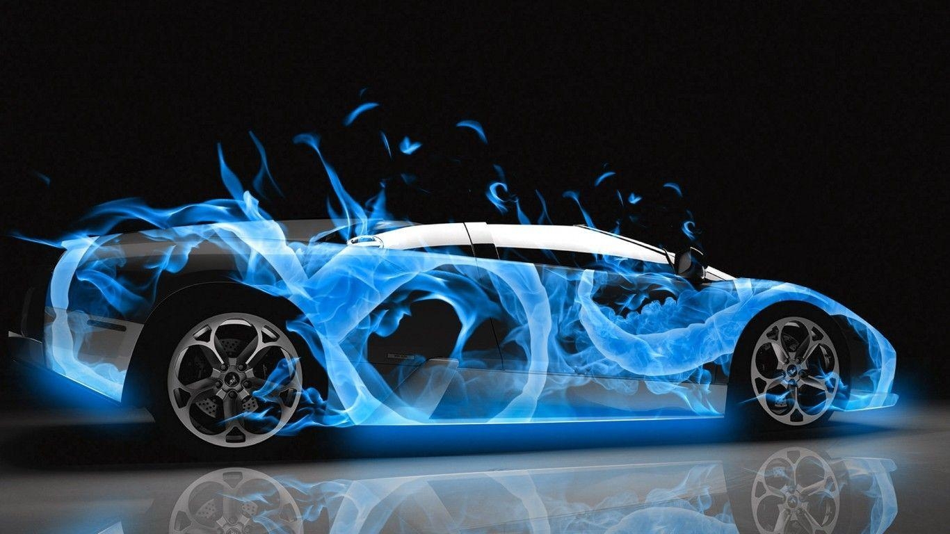 1370x770 Lamborghini Diablo. Lamborghini Murcielago Blue Fire Abstract Shop, Desktop