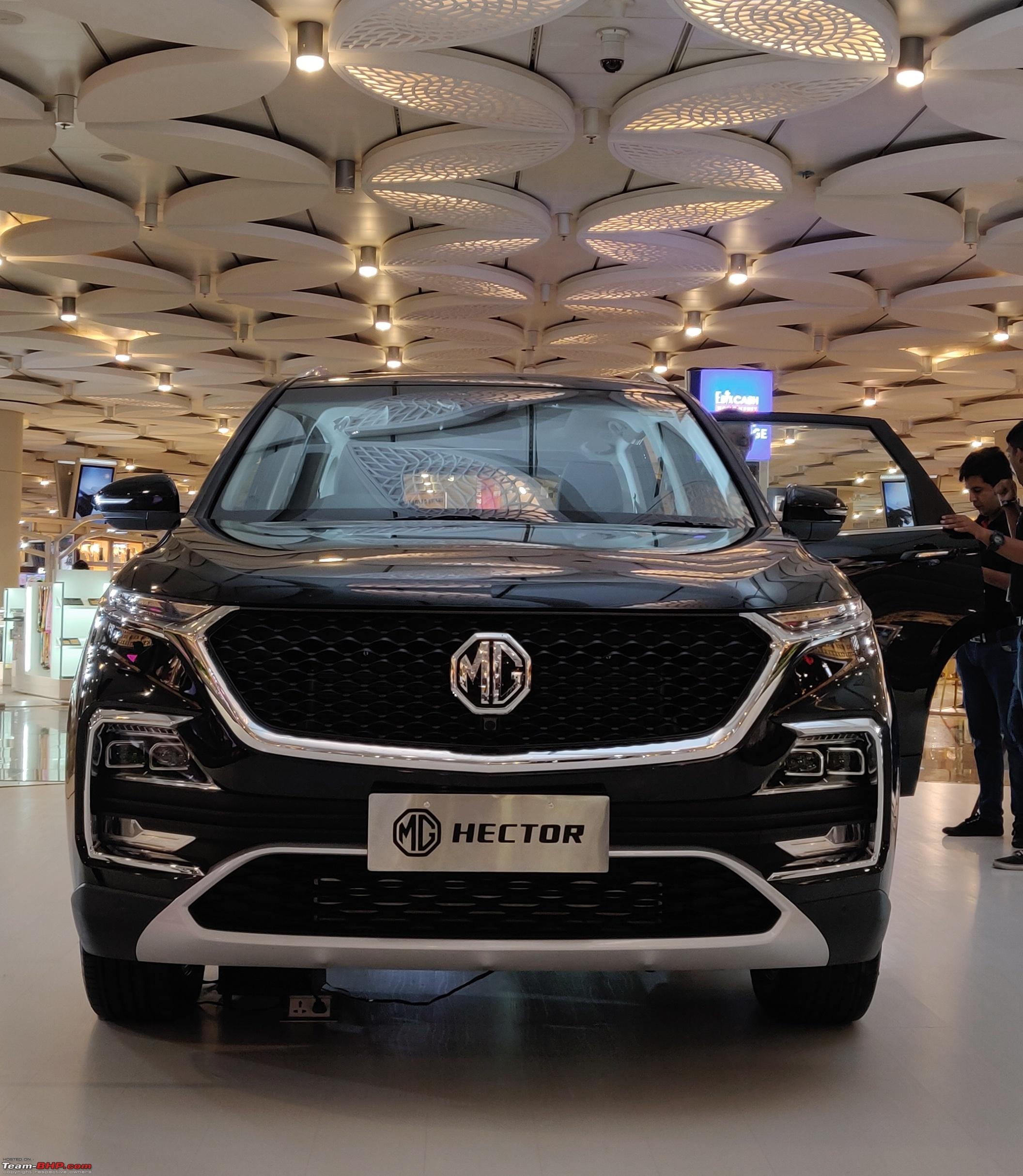 2120x2430 MG India's first SUV named Hector. Edit: Launched 12.18L, Phone