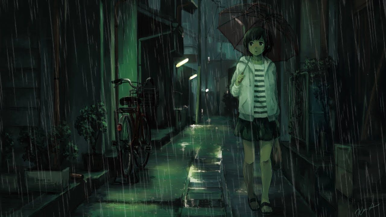 1280x720 RAINING IN ＪＡＰＡＮ (Lofi HipHop), Desktop