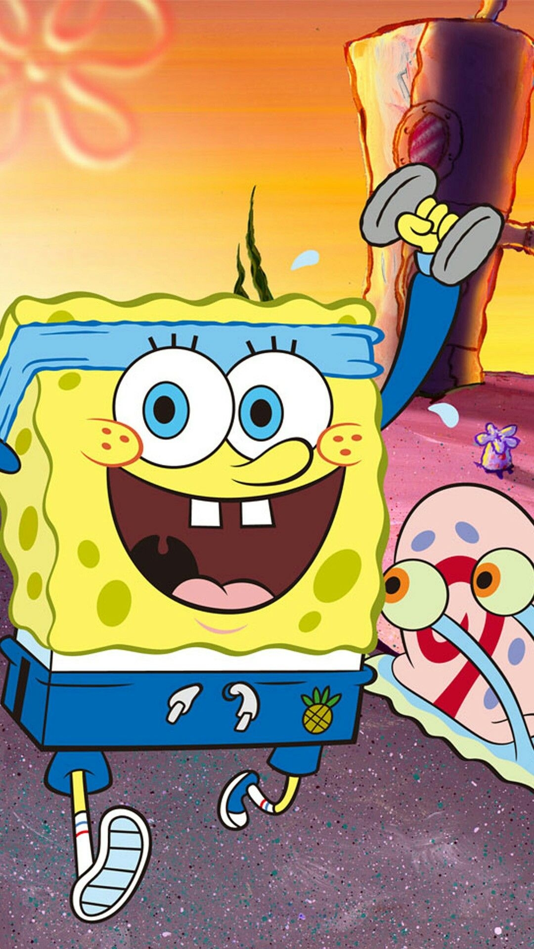 1080x1920 SpongeBob / Patrick Wallpaper. Spongebob wallpaper, Cute cartoon wallpaper, Cartoon wallpaper iphone, Phone