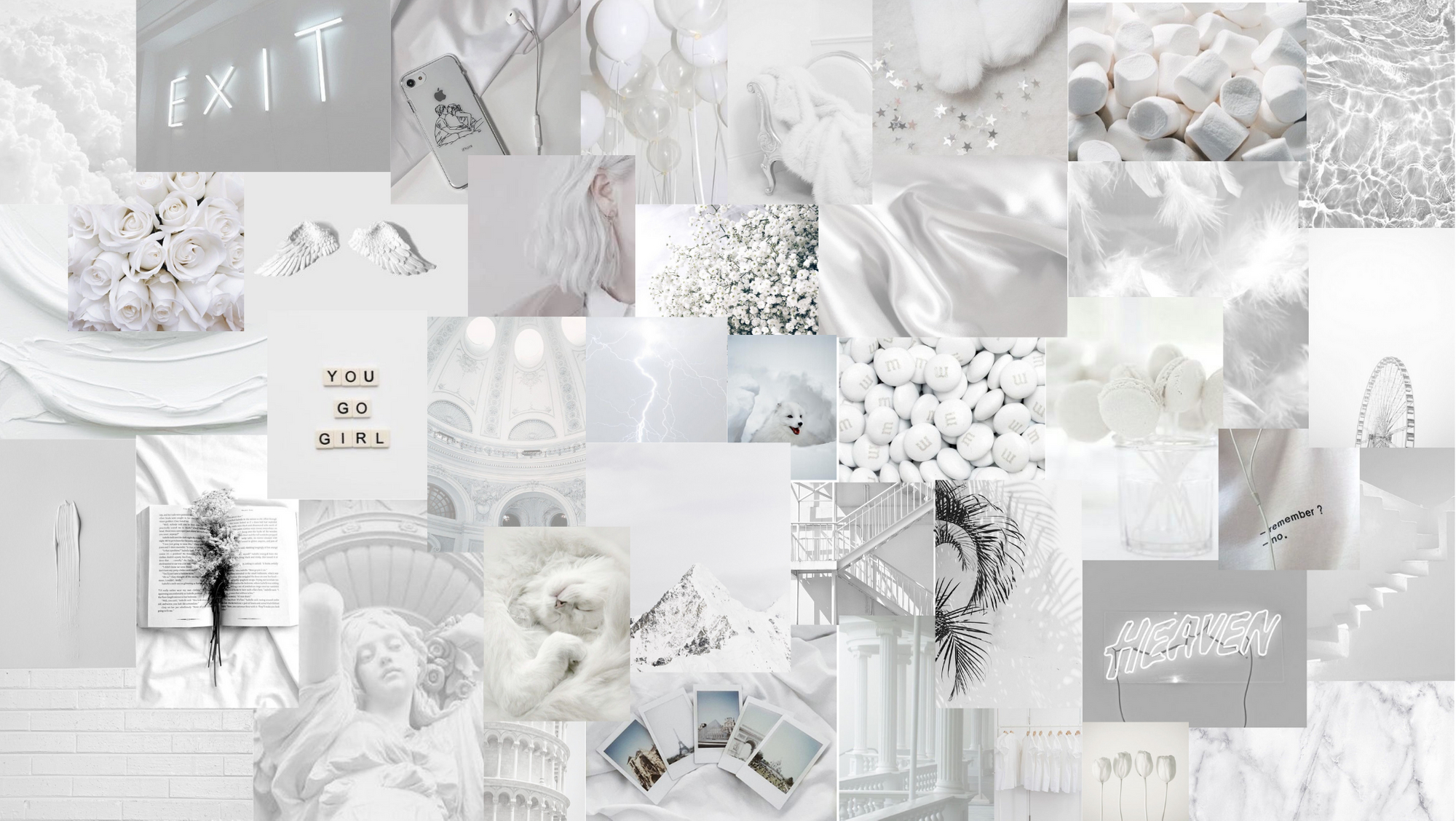 2000x1130 Aesthetic white wallpaper. Aesthetic desktop wallpaper, Wallpaper notebook, Desktop wallpaper macbook, Desktop