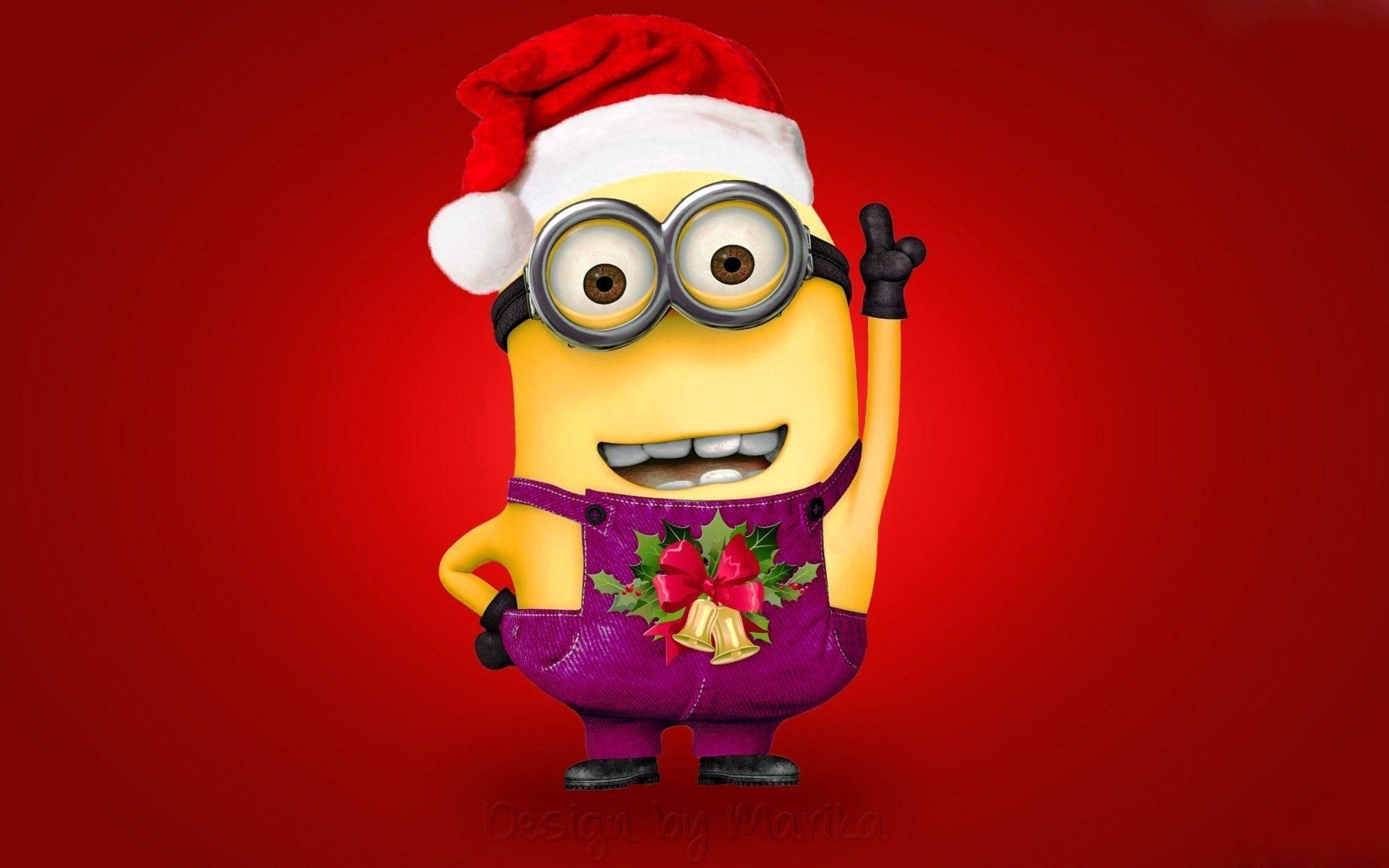 1920x1200 Christmas Xmas Santa Minions wallpaper Desktop, Phone, Tablet, Desktop