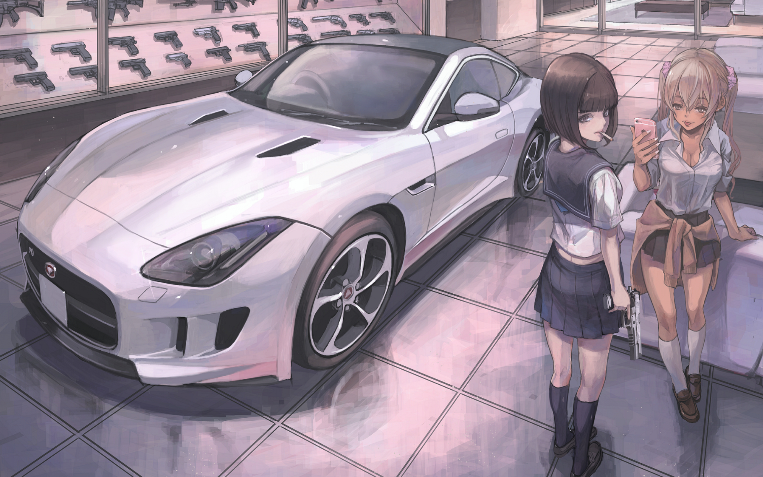 2560x1600 Car Anime Wallpaper Free Car Anime Background, Desktop